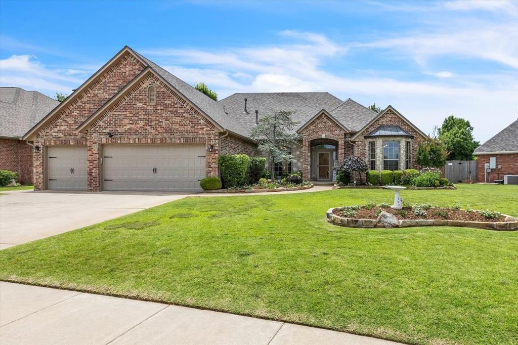 Welcome to 1716 N.W. 182nd Street in Edmond, OK 73012—located in the highly desirable Auburn Meadows addition. This spacious 4-bedroom, 3-bathroom home offers over 2,900 square feet and is packed with upgrades and features today’s buyers are looking for.



Inside, you’ll find original wood floors , a dedicated home office with built-in shelving/desk, and a large bonus/media room—perfect for a second living area, playroom, or workout space. The open-concept layout flows seamlessly from the living room, featuring a gas fireplace, into the kitchen, which offers granite countertops, stainless steel appliances, a large pantry, and plenty of cabinet space for storage and entertaining.



The home features a split bedroom floor plan, providing privacy and flexibility. Two of the secondary bedrooms are connected by a Jack and Jill bathroom, ideal for families or guests. The primary suite includes a walk-in closet, walk-in shower, tub and dual vanity sinks.



Additional highlights include a very large laundry room/mudroom, a Ring doorbell, a storm shelter in the garage, and a water softener system. Recent major updates include a new roof and gutters (2025), a new furnace, and a new hot water heater.



Located in the sought-after Edmond School District, Auburn Meadows offers excellent community amenities including a neighborhood pool, fitness center, and pond/ playground. This move-in ready home offers the perfect blend of space, style, and location in one of Edmond’s most popular neighborhoods.  Pool, park and gym are right across from the house!!!

Sellers purchased/providing new buyer with a one year home warranty.