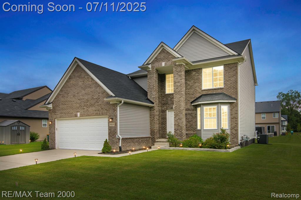 Stunning 3-Bedroom Colonial Built in 2021!
Welcome to this beautifully maintained colonial home featuring 3 spacious bedrooms, including a luxurious master suite with vaulted ceilings, a large walk-in closet, and a private bath complete with a soaking tub, separate shower, and skylights that flood the space with natural light.
The heart of the home is the open-concept kitchen, boasting a cozy breakfast nook and a convenient center island — perfect for casual dining and entertaining. Enjoy the bright, inviting living room with a gas fireplace, and host gatherings in the formal dining room accented by an elegant bay window.
Additional features include an attached two-car garage and a generous backyard, ideal for outdoor entertaining and relaxation. The 8.6-foot-high insulated basement with ingress windows offers endless potential for finishing. An irrigation system ensures your lawn stays lush and green all season long.  Don’t miss this incredible opportunity — this one won’t last long