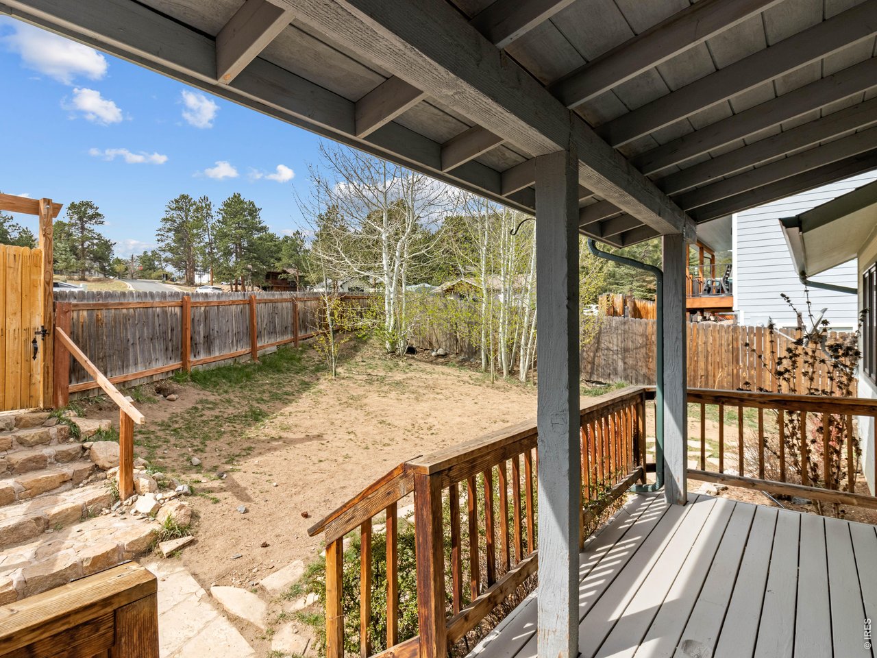 SEller giving a $1,500 credit for yard work. Opportunity is just around the corner from the school-whether you're looking for a place to call home or a smart investment. This detached home sits in the heart of Estes Park at an attractive price point, only minutes from downtown, local schools, and the community recreation center, offering both comfort and convenience. A fenced yard and a covered front porch welcomes you into a functional single-level layout featuring three bedrooms and two bathrooms. The living room is south facing providing lots of light and is open to the kitchen. The kitchen is equipped with granite countertops, stainless steel appliances, and near by is stackable washer and dryer for added ease. The other good sized bedrooms and full bath sit on the other side of the house. The primary bedroom has a wonderful private bath with a walk in shower. Additional highlights include city utilities, forced-air heating, double-pane windows, a fenced yard and a storage shed. With no HOA and the home currently available, showings are simple and a quick closing is possible. An excellent opportunity for first-time homebuyers or investors alike.