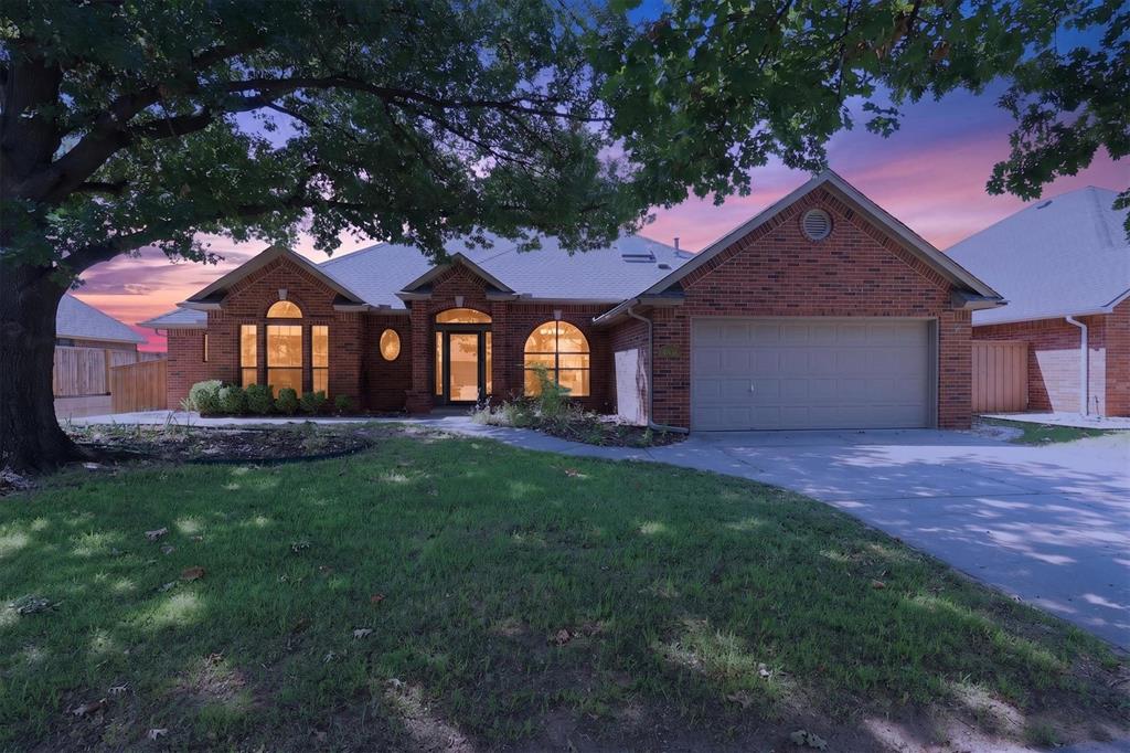 This beautiful home is nestled in a cosy neighborhood in West Norman. With an open concept, as you walk through the front door you immediately feel the spacious interior. Bright natural light fills the entire entry way, dining, living area and kitchen. Preparing meals in this newly renovated kitchen will be enjoyable on beautiful countertops with exquisite backsplash and plenty of custom cabinets. A 6 top gas stove top is an added luxury to this charming kitchen.. Glass french doors open up to a cozy room perfect for a home office or additional bedroom. An updated second bathroom is perfectly nestled in between two more bedrooms. The backyard faces the green belt, which adds another level of privacy and oasis. It is a lovely space to entertain or simply enjoy the beautiful landscape looking out to a creek running behind the property. A darling shed on the back deck offers a functional space for added storage, etc. The lake, walking trails, and park are a wonderful addition to this home. The attached two car garage with additional storage spaces for your storage needs. New HVACs and attic insulation installed 2023.