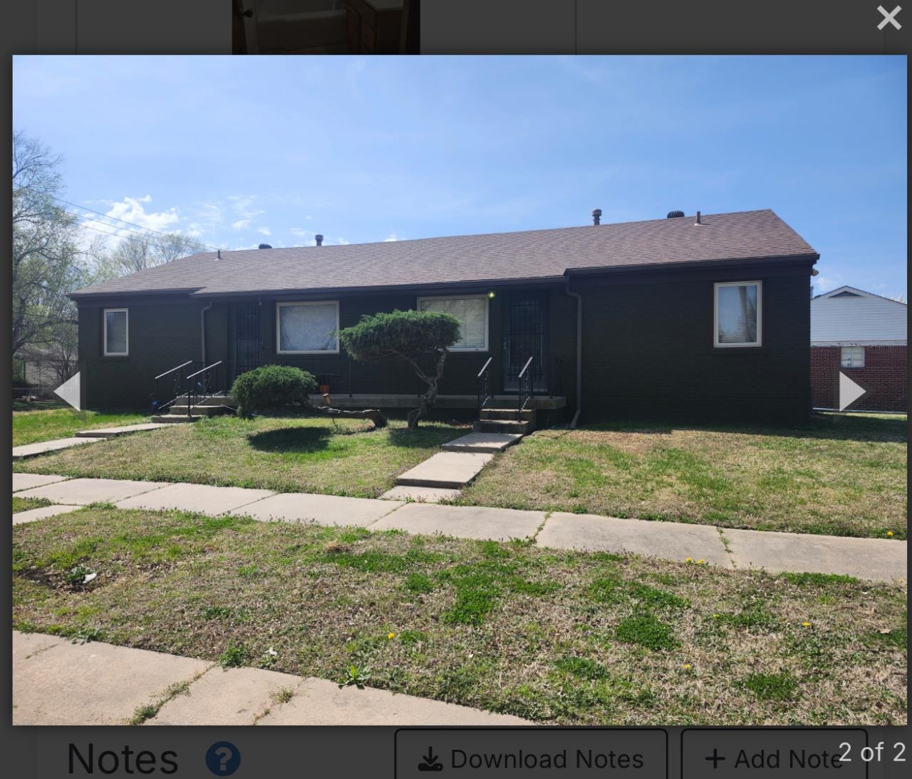 Fantastic Duplex Investment Opportunity – Check out 6605 & 6607 Cottonwood, Wichita, KS.  Discover a rare investment opportunity with this well-maintained duplex located in a established neighborhood in the heart of Wichita. Each side offers spacious living with 2 bedrooms,  and 1 bathroom.  These units have been upgraded and both sides have separate electric and gas meters.  Water is shared.  Both units have updated windows and central HVAC.  Now for the rarest part of these units.  There is a detached 2 car garage that can be rented out separately for additional income or keep it yourself to use for storage.  These units are perfect for owner-occupants, first-time investors, or those looking to expand their rental portfolio.