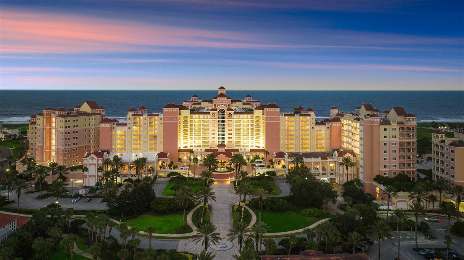 OCEANFRONT LUXURY AT HAMMOCK BEACH RESORT — YOUR COASTAL ESCAPE AND INVESTMENT OPPORTUNITY! Experience the best of resort-style living in this premium one-bedroom condo suite at the renowned Hammock Beach Resort, where the Atlantic coastline and championship golf create an exceptional Florida getaway. Already established in the resort’s short-term rental program, this inviting retreat offers the flexibility to enjoy personal vacations, welcome friends and family, and generate potential rental income when you’re away. Inside, a spacious foyer creates a welcoming arrival, while the thoughtfully arranged layout separates the bedroom from the living area for added comfort and privacy. The kitchenette is equipped with a double-burner cooktop, microwave, small sink, and mini refrigerator, offering convenient essentials for your stay. An added bonus is the custom-built overhead owner’s storage area, providing a convenient place to store personal belongings between visits—with plenty of room for your golf clubs!The generous bathroom features a double vanity, walk-in shower, and relaxing soaking tub. Beyond your private retreat, discover an extraordinary collection of resort amenities designed to elevate every day. With the purchase of a Beach Club membership, enjoy access to an expansive swimming complex featuring a lazy river and water slide, a full-service spa and salon, fitness center, tennis, exceptional dining, kayaking, youth camps, miniature golf, bike rentals, and more. Golf enthusiasts will appreciate the opportunity to experience two signature courses: the Jack Nicklaus-designed Ocean Course and the Tom Watson-designed Conservatory Course. Whether you’re seeking a luxurious coastal escape, a golf lover’s paradise, or a vacation property with rental potential, this Hammock Beach Resort condo offers an exciting opportunity to embrace the best of Florida’s resort lifestyle.