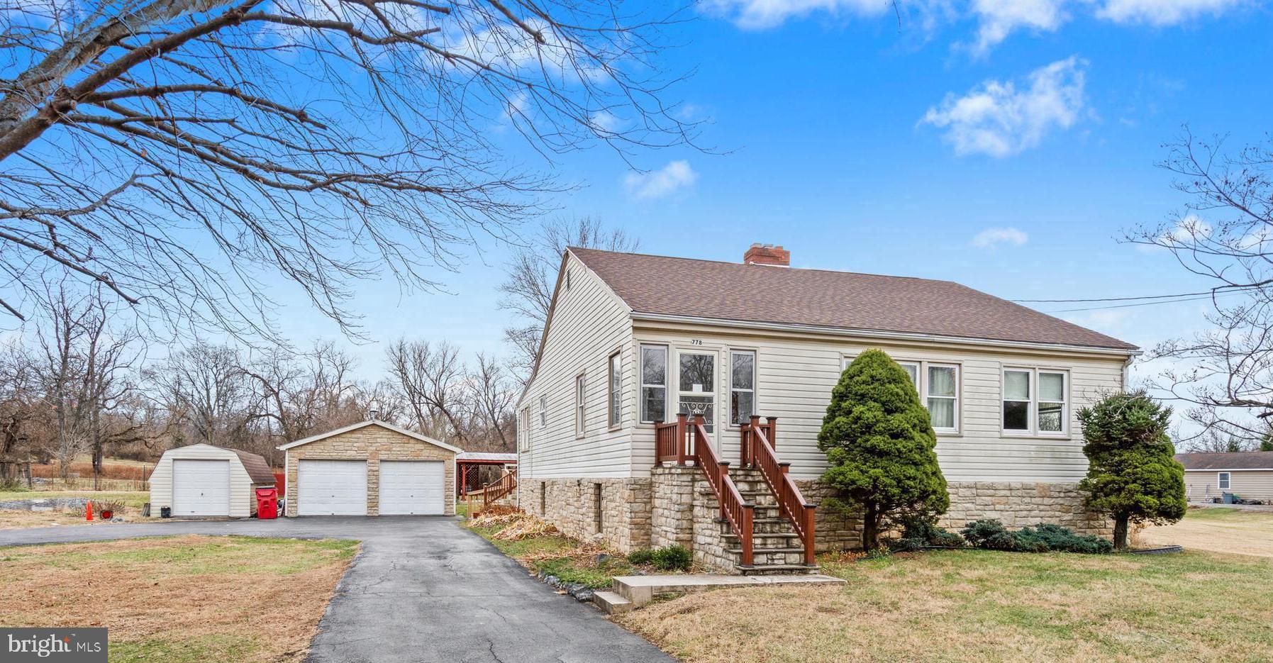 Full of charm and comfort on 1.26 acres!  Discover one-level living at its finest in this well-maintained, one owner home that offers character and comfortable living space.  Ideally situated in the heart of Kearneysville, this property provides unbeatable convenience to Shepherdstown, Charles Town, Martinsburg, Route 9, and major commuter routes into Virginia and Maryland - perfect for those seeking both accessibility and tranquility.  You’ll also enjoy close proximity to local shopping centers, restaurants, government agencies, VA Center, MARC Train, parks, and Shepherd University.Step inside to find beautiful hardwood floors, wood cabinets and built-ins, a cozy wood-burning fireplace, and an inviting layout that feels instantly like home.  The property features a newer roof, adding peace of mind for years to come.A highlight of this home is the large walkout basement with windows — bright, spacious, and just waiting for your finishing touches to create added living space, a workshop, gym, or recreation room.Outside, you’ll appreciate the detached garage, storage shed, and a charming pavilion, offering the perfect setup for outdoor gatherings, hobbies, or additional storage.This well-maintained home combines comfort, functionality, and convenience in one exceptional package.   Set to hit the market soon.  Book your upcoming showing today!