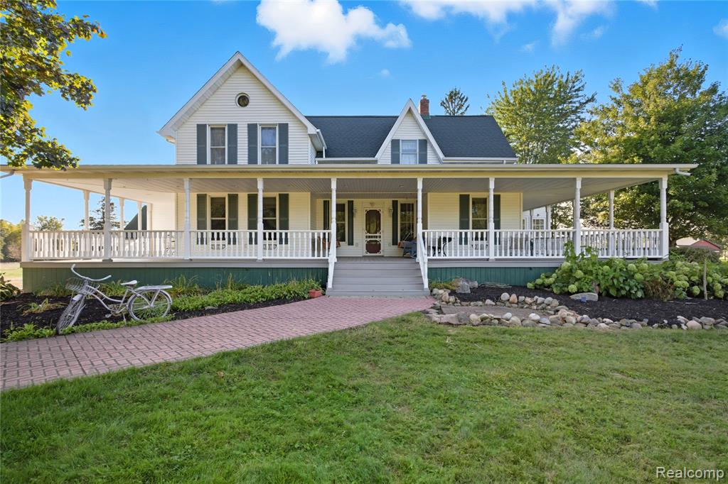 Welcome to 205 N Youngs Road, a beautiful Colonial nestled on 10 private acres in Attica. This spacious 4-bedroom, 4 bath home combines classic charm with modern comforts, offering plenty of room for everyday living and entertaining. A tree-lined driveway with fresh gravel leads you to the home’s inviting wrap-around composite porch, the perfect spot to relax and take in the serene country setting.

Inside, you’ll find warm wood floors flowing throughout, a large eat-in kitchen with island, and a formal dining room ideal for gatherings. The bright sunroom offers peaceful views of the property, while multiple living spaces ensure comfort and functionality for the whole family. Outdoors, four versatile outbuildings include a 2-car garage, an extra large pole barn with electricity, a storage barn, and a shed—providing endless opportunities for hobbies, storage, or workspace.

If you’re looking for space, privacy, and country charm with easy access to modern amenities, this Attica gem is ready to welcome you home.