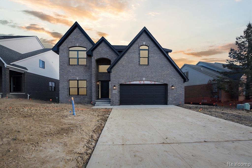 The RALEIGH – 4 Bed | 2.5 Bath | Builder’s Spec Home – Est. Completion Mid-September  Welcome to The Raleigh, a beautifully designed two-story home offering 4 spacious bedrooms, 2.5 bathrooms, and 9’ ceilings on the first floor for an open, airy feel. Located on a quiet court with easy access to area expressways, this home blends convenience with comfort in a peaceful setting.  The kitchen and nook feature warm hardwood flooring, elegant quartz countertops, and 42” upper cabinets in a stylish two-tone palette. The open-concept design flows into the great room—perfect for gathering with family and friends.  The first floor also includes a private study with French doors, a powder room with hardwood floors and quartz countertops, and a drop zone to help keep everyday items organized.  Upstairs, you’ll find three generously sized secondary bedrooms with ample closet space, a spacious main bath with ceramic tile floors, dual sinks with quartz countertops, and a split tub/shower area. The large primary suite offers a relaxing retreat with a walk-in closet and a private bath featuring a separate soaking tub and shower, dual sinks with quartz countertops, and ceramic tile flooring.  This is a builder’s spec home with an estimated completion date of mid-September. Photos are of the same floor plan in a similar home and may show optional features or upgrades.