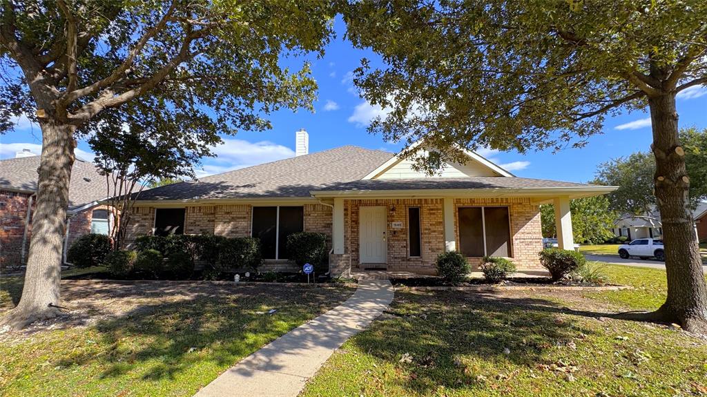 Beautiful home located in the very desirable community of Lost Creek Ranch in Allen! This inviting one-and-a-half-story home offers a comfortable, flexible layout with thoughtful spaces throughout. Step inside to find luxury vinyl plank flooring extending through the main living areas. Just off the entry, you’ll find two versatile rooms with French-door entries, ideal for a home office, study, or family room, along with a formal dining area. The kitchen features Corian countertops, a tile backsplash, and an eat-in breakfast area that opens to the living room with a cozy gas fireplace. The utility room includes built-in cabinetry and a sink for added convenience. The private primary suite offers generous space with French-door entry to a relaxing bath that includes dual vanities, a jetted tub, frameless glass shower with waterfall feature, and a large walk-in closet. Upstairs, a large bedroom with a full bath and closet can also serve as a game room, playroom, or guest suite. The three-car garage includes an upgraded electric panel and multiple 220V outlets, ideal for charging one or more electric vehicles. Outside, the backyard offers an 8-foot privacy fence and plenty of room to relax or play. Located minutes from Eagle Stadium and close to Allen Premium Outlets, Village at Allen, and Fairview Town Center for tons of shopping and dining options. Lost Creek Ranch features a private community pool, jogging trail, four parks with playgrounds, and ponds with fountains.