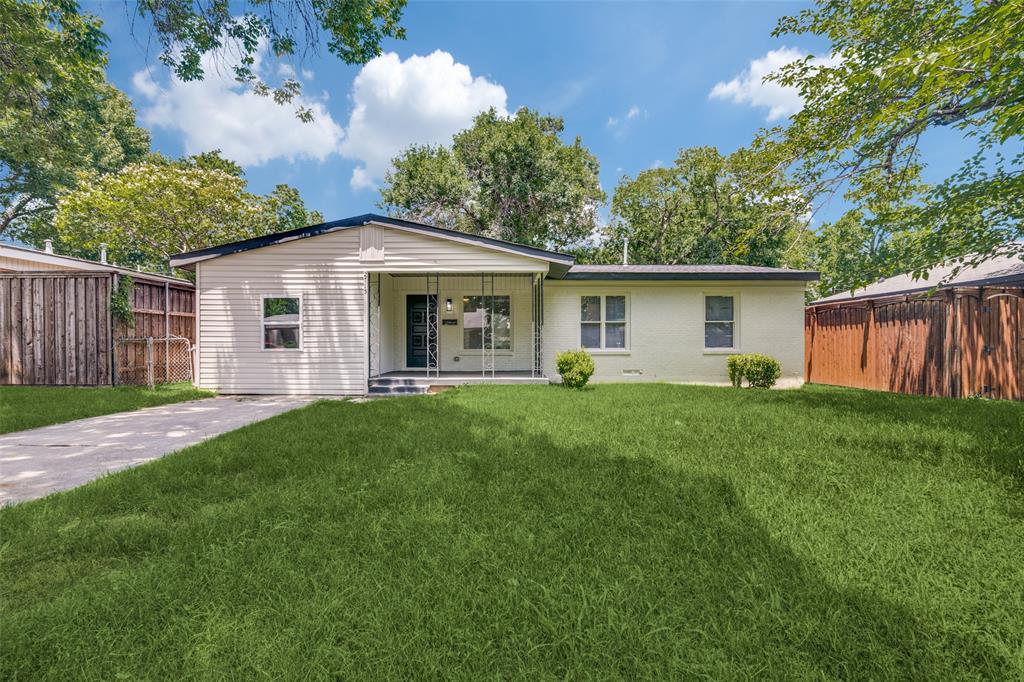 Welcome to this charming 3-bedroom, 2-bathroom home nestled in the heart of East Dallas! This home was just completely renovated, from the brand new roof all the way down to the brand new luxury vinyl plank flooring. This home offers a spacious, light-filled living area perfect for relaxing or entertaining. The updated kitchen features modern cabinetry, stainless steel appliances, and ample counter space, making it ideal for everyday living and hosting gatherings. Step outside to a large, fenced backyard, perfect for summer barbecues, pets, or gardening projects. Located just minutes from White Rock Lake, local parks, shopping, and dining, this home provides easy access to downtown Dallas while maintaining the feel of a peaceful neighborhood. Don’t miss the opportunity to make this beautiful property your new home! All dimensions are approximate, buyer to verify.