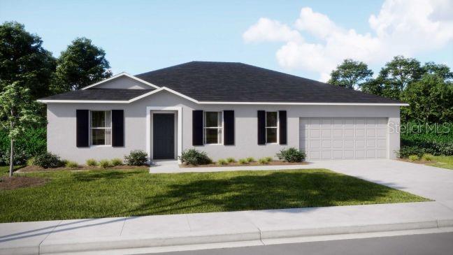 Under Construction. Discover The Willow in Royal Highlands—where style, smart design, and modern convenience meet on a premium corner lot. With over 2,000 square feet of living space, this beautifully appointed split-bedroom home offers an ideal balance of comfort, elegance, and efficiency.

Step through the covered front entry into a thoughtfully crafted layout designed to suit a variety of lifestyles. Inside, the home impresses with luxury vinyl flooring throughout the main living areas and plush carpet in the bedrooms for added warmth and comfort. Soaring 8'8" ceilings create an airy, open feel throughout.

At the center of the home, the open-concept kitchen is both stylish and functional, featuring quartz countertops, soft-close cabinetry, a side-by-side ENERGY STAR® refrigerator, a large walk-in pantry, and a spacious island with bar-top seating—perfect for everyday meals and entertaining alike. Just off the great room, a generous patio offers seamless indoor-outdoor living.

The primary suite, located privately at the rear of the home, includes a large walk-in closet, dual sinks, and a tiled walk-in shower, creating a peaceful and well-appointed retreat. The second bathroom also includes dual vanities, making it convenient and comfortable for guests or family members.

Three additional bedrooms provides ample space for guests, family, or flexible uses such as a home office or hobby room.

A Flex Space flanks the entry—ideal for a study, playroom, or creative space. The laundry room adds practicality with base cabinets and quartz countertops, providing additional storage and workspace.

Finished with architectural shingles, this home is built for lasting durability and timeless curb appeal.

The Willow offers a perfect blend of thoughtful layout, quality finishes, and modern touches—all in the beautiful community of Royal Highlands.