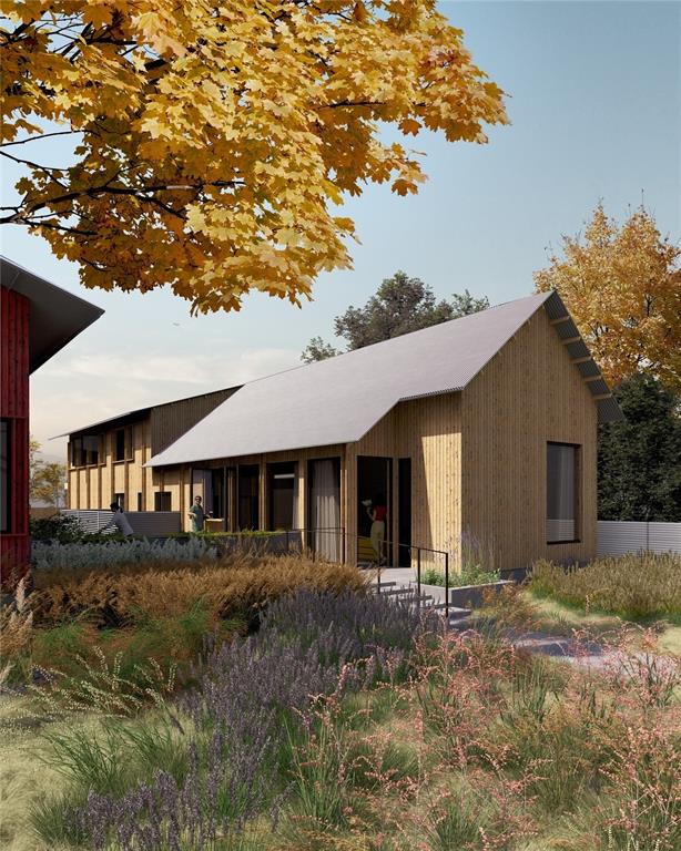 Welcome to Flower Garden Homes, a striking new pair of designer residences in the heart of Oklahoma City’s coveted NW 46th Street corridor,  just minutes from Flower Garden Park, Classen Curve and Uptown 23rd. Crafted with architectural precision and finished with gallery-level detail, this residence is a two-story modern sanctuary clad in cedar picket siding and galvalume steel roofing. Soaring ceilings, clerestory “lantern” windows, and open-concept living spaces flood the interiors with natural light while preserving privacy and a sense of quiet refinement. Inside, polished concrete floors pair with Winter Wheat oak wood and a curated palette of Shoji White walls, accented by Aguamarina Green and Marron Brown ceramic tile. The chef’s kitchen features granite countertops, custom cabinetry, and Pella Impervia windows that frame lush views and connect the interior seamlessly to the outdoor spaces. Upstairs, spacious suites offer private baths finished with imported tile, while flexible spaces allow for a home office, family room, or additional bedroom to suit a variety of lifestyles. Built to the highest energy and safety standards, including sound-insulated partitions and fire-rated assemblies, these homes seamlessly blend craftsmanship with performance. The reverse-batten cedar and galvanized steel detailing create a sculptural, minimalist elegance designed to endure. Enjoy tranquil evenings on a private patio with landscaped concrete pathways and a rock-salt finish. Each home includes a spacious garage, a premium lighting package, and hand-selected fixtures by Baldwin and Kwikset. With its exceptional architecture, elevated finishes, and prime location, this is a distinctive offering for buyers seeking modern design without compromise.