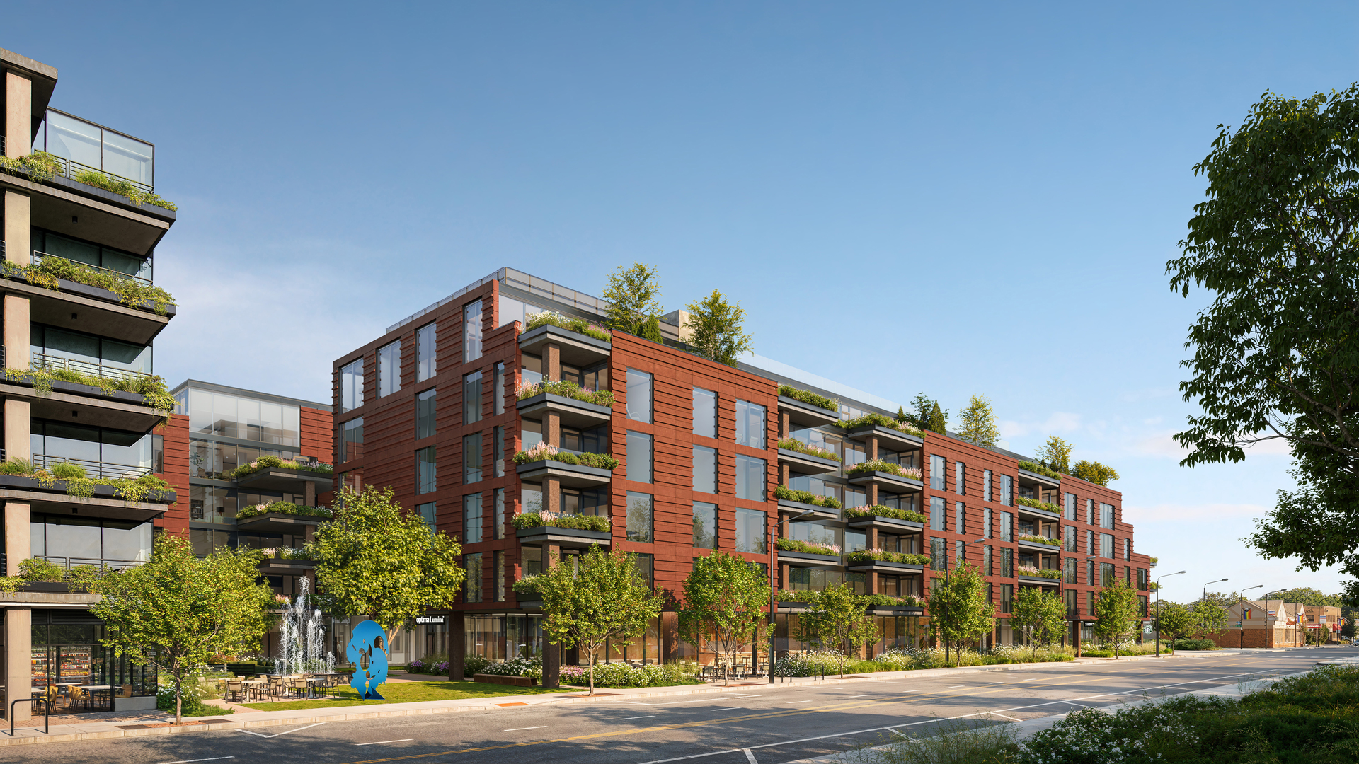 SOLD BEFORE PRINT Optima Lumina represents the next evolution in sophisticated North Shore living. Ideally located at Green Bay Road and Washington Avenue in the heart of Wilmette, this new condominium development is designed by award-winning architects David C. Hovey, FAIA, and David Hovey Jr., AIA. Sculptural architecture, richly textured terracotta, private terraces, and Optima's signature vertical landscaping create a distinctive connection between modern design and nature. Residences are thoughtfully designed around proportion, natural light, and everyday livability. Interiors feature pre-finished hardwood flooring, 9' ceilings, floor-to-ceiling windows with designer roller shades, generous closets, full-sized vented laundry, and smart home compatible electronic locks. Chef-inspired kitchens include custom-crafted European cabinetry, designer countertops in granite, quartz, or quartzite, premium Thermador appliances, induction cooktops, Kohler fixtures, and large undermount sinks. Refined bathrooms feature large-format tile, custom cabinetry, designer countertops, frameless glass showers, and deep soaking tubs in select residences. Residents enjoy more than 20,000 square feet of exceptional indoor and outdoor amenities designed for wellness, recreation, work, and gathering. Highlights include a welcoming lobby with front-door service, fitness center, yoga and Pilates studios, indoor pickleball and basketball court, golf simulator, library lounge, business center, kids' playroom, pet spa, and private courtyard. Rooftop amenities include a heated pool featuring a retractable wall for year-round enjoyment, spa, cold plunge, sauna, steam room, red-light therapy, outdoor garden terrace, fire pits, grilling stations, residents' club, and party room with chef's kitchen.  Optima Lumina also offers opportunities for personalization, with six curated finish packages and select custom finishes and upgrades available in collaboration with Optima's design team. Set within one of the North Shore's most desirable communities, Optima Lumina offers convenient access to Wilmette's restaurants, boutiques, parks, lakefront recreation, and transportation to downtown Chicago. Approximately 8,000 square feet of public plaza space, landscaped outdoor areas, additional retail including Starbucks, and included parking further enhance the everyday experience. Thoughtful architecture, exceptional amenities, and a deep connection to nature come together to create a modern approach to North Shore living. *Photos in this listing are general renderings of the project and not specific to the unit.