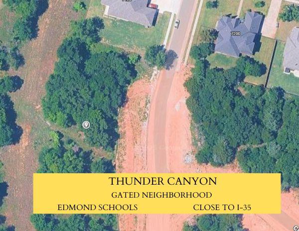 Vacant lot ready to build your dream home! Thunder Canyon is a gated community with close access to I-35.