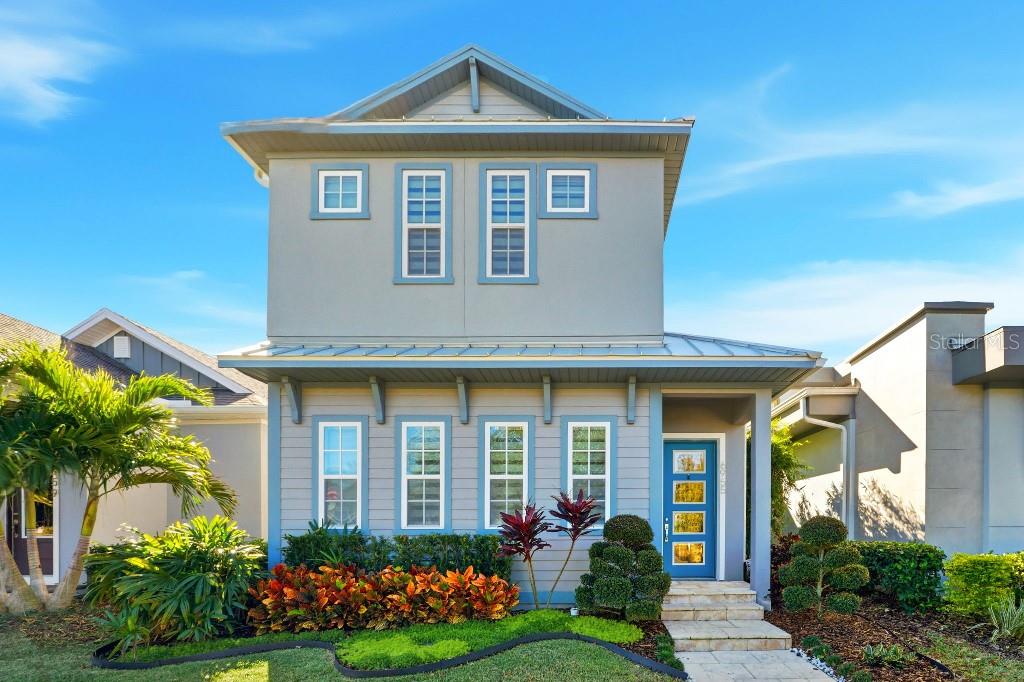 Seller is offering an assumable loan at 2.75 PERC. interest, subject to lender qualification and approval.Buyer must meet the lender’s requirements to assume the loan at the stated rate.Experience the highly desired Brewer floorplan with a rare two-casita layout—each with its own full bath—wrapped around a welcoming bamboo-lined, lighted breezeway and private courtyard. Tucked away in the often-forgotten and more secluded Phase 10, this location offers a quieter feel while still providing quick access to Lake Nona Town Center, Nemours Pkwy, and SR-417.From the manicured front yard and travertine entry steps to the breezeway/courtyard design, this home was made for flexible living and effortless entertaining. Inside, enjoy quartz countertops, a stylish LED-lit kitchen backdrop, and laminate flooring throughout (no carpet) for a clean, modern look. One of the best features: direct walking access and a park view/entry into Merit Park, so you enjoy the open green space without car traffic at your front door.Community lifestyle is a standout—enjoy the Aquatic Center, resort-style pools, LP Fit gym, playgrounds, and 44+ miles of trails. Located minutes to Medical City, Nemours, the VA Hospital, Lake Nona Town Center, dining, shopping, Orlando International Airport, USTA National Campus, and world-famous theme parks.