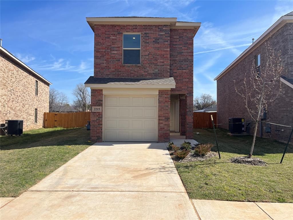 This two-story home features a thoughtful layout, with the first floor dedicated to shared living. The kitchen features a wraparound countertop that overlooks the family room with access to the backyard. A powder room provides convenience. On the second floor are all three bedrooms including the owner’s suite with an en-suite bathroom and walk-in closet.