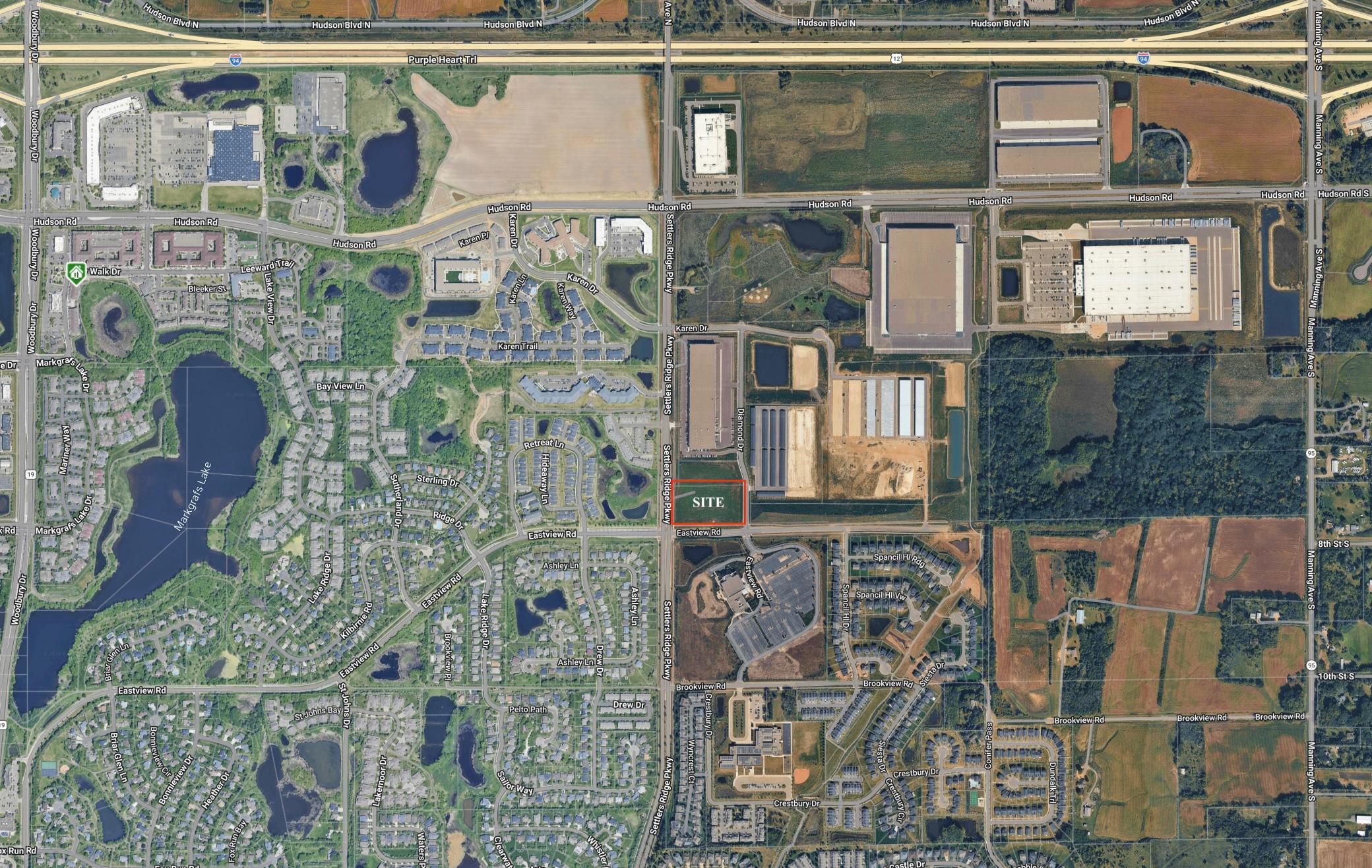 Bring your ideas! Amazing opportunity to purchase/own 5.0 acres of rare Mixed-Use land in Woodbury. This site has endless opportunities. Surrounded by New housing developments, adjacent industrial land & interstate I-94 access within 2 miles of site.