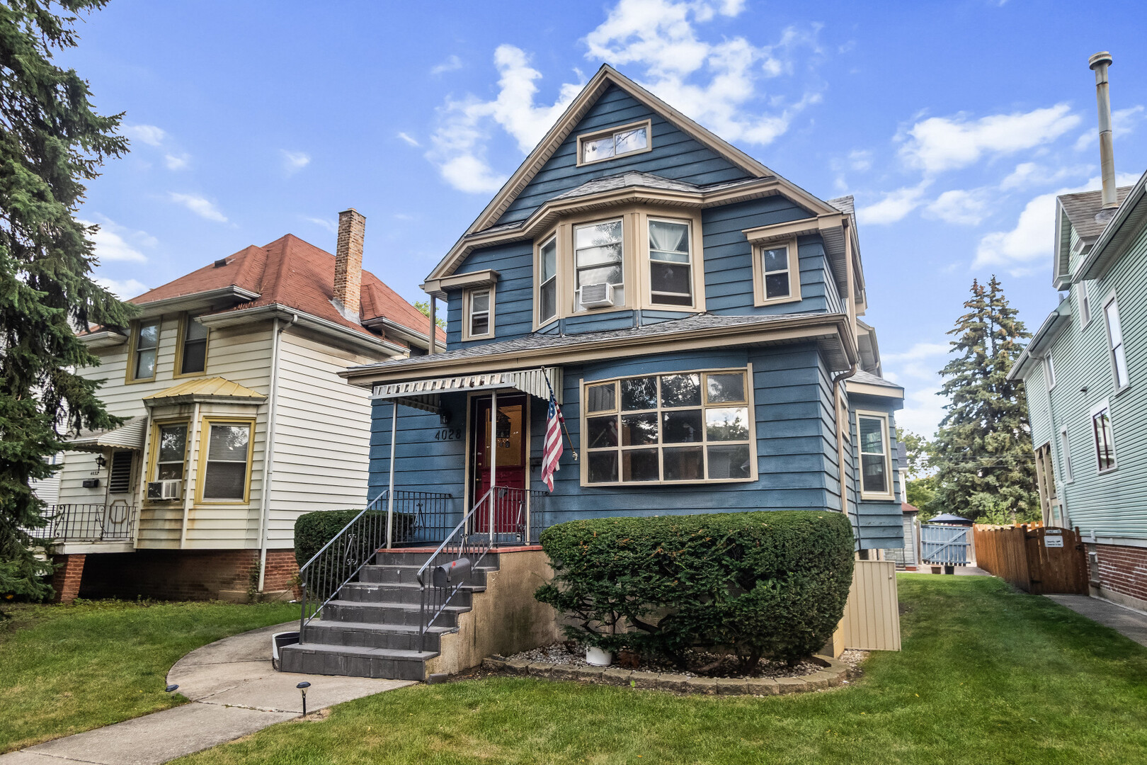 Discover this exceptional single-family home with a versatile in-law arrangement, ideally situated on an extra-wide lot in the highly sought-after Old Irving Park neighborhood. Nestled on a quiet, tree-lined street, this beautifully updated residence offers modern comfort and true move-in readiness. The home boasts two beds, one bath on the first floor, three beds, two baths on the second floor,  recent renovations throughout, a spacious 2-car detached garage, and the convenience of in-unit laundry on both the first and second floors. Enjoy being just moments from Disney II Magnet School, scenic parks, popular restaurants, and local shopping. With quick access to I-90/94 and multiple public transportation options, this location perfectly balances neighborhood charm with commuter convenience.
