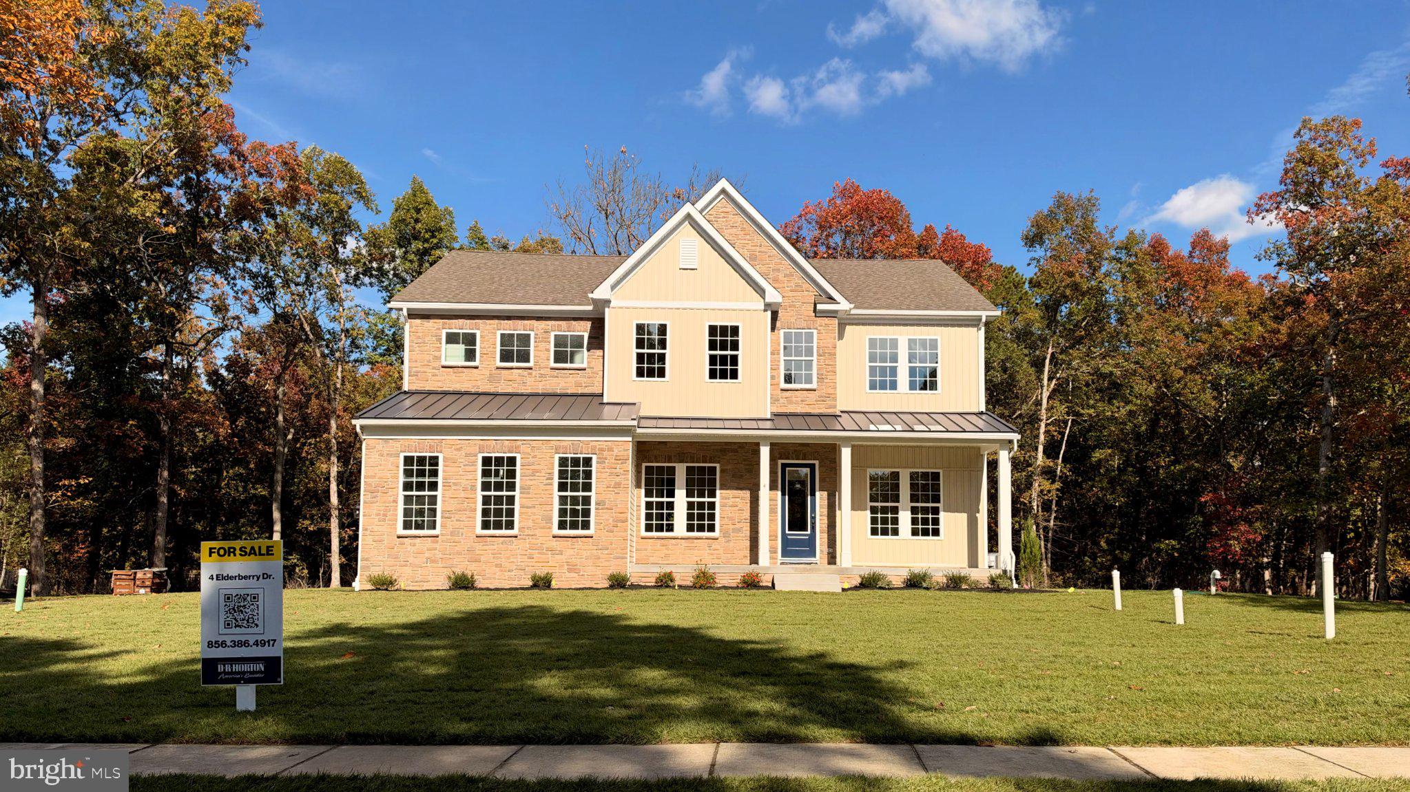 This home is currently under construction and will be ready for a November move-in! Welcome to 4 Elderberry Drive, a beautifully reimagined estate tucked away on a private, wooded lot in one of Medford’s most sought-after neighborhoods.Experience luxury living in this stunning new construction home tucked away on a private, wooded lot located in one of Medford’s most sought-after neighborhoods. Combining modern elegance with exceptional functionality, this beautifully designed residence offers the perfect blend of small-town charm, top-rated schools, and an active outdoor lifestyle.Boasting five spacious bedrooms and four full bathrooms, this thoughtfully crafted home provides ample space for both everyday living and entertaining. The inviting open-concept floor plan features a formal dining room for special gatherings and a versatile flex space that can serve as a private study, home office, playroom, or additional living area. Off of the kitchen is a first-floor bedroom with a walk-in closet and adjacent full bath, offering convenience and privacy for guests. At the heart of the home, the gourmet kitchen is designed to impress with a large quartz center island, abundant cabinetry, and seamless flow into the expansive family room—creating the perfect setting for hosting family and friends.Upstairs, a central loft serves as a welcoming gathering space and leads to four secondary bedrooms as well as the luxurious primary suite. The owner's retreat offers a private sanctuary complete with dual walk-in closets and a spa-inspired en-suite bath designed for comfort and relaxation.Additional highlights include a full unfinished basement offering endless possibilities for future customization, a desirable two-car side-entry garage, and quality craftsmanship throughout.Don't miss this rare opportunity to own a brand-new luxury home in a premier Medford location, where timeless design, modern conveniences, and an exceptional lifestyle come together.Disclaimer:  For purposes of the Exterior Design only- exterior color and garage location may differ from picture.