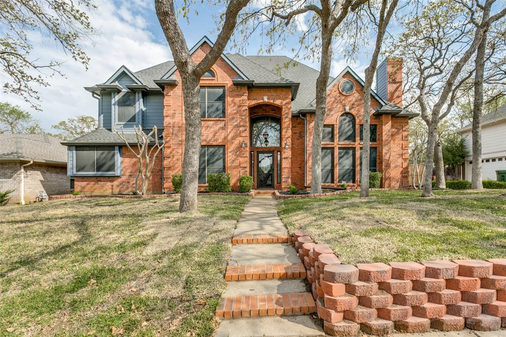 Nestled in the heart of Dallas, Fort Worth, and Bedford this spacious 5-bedroom, 4-bathroom home is a rare find with exceptional features and recent upgrades, offering a perfect blend of luxury and practicality. The main floor includes a hard-to-find second bedroom—ideal for guests or multi-generational living—along with a full bath for added convenience. The home boasts three large living areas, providing ample space for entertaining, family gatherings, or relaxation. Large windows allow the home to be bathed in abundant natural life and allow for beautiful views of the backyard and pool. At the heart of the home, the chef-inspired kitchen shines with natural stone countertops, double ovens, and plenty of cabinet space. Whether you’re cooking for a crowd or enjoying a quiet meal, this kitchen is designed to impress. The primary bedroom is a true retreat, featuring generous space for a seating area, creating the perfect spot to unwind after a long day. The primary ensuite bath offers a spa-like experience with a large soaking tub, separate shower, and double vanity, while the custom walk-in closet ensures plenty of storage for all your needs. Step outside to your private backyard oasis, where you'll find a sparkling pool and relaxing spa, ideal for summer days or evening relaxation. A large grassy area provides space for play or gardening, making this backyard both functional and beautiful. Recent updates include a new roof and wood fencing, both replaced in Fall 2024, ensuring peace of mind for years to come. This home is designed for comfortable, stylish living while conveniently located close to amenities, shopping and restaurants—don't miss your chance to own it! Schedule your tour today!