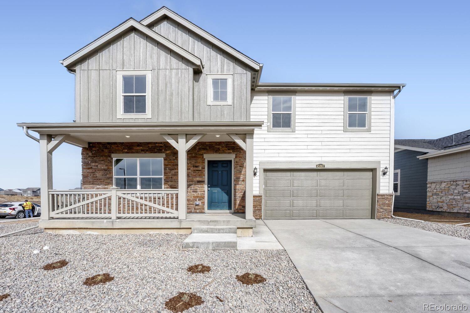 Available with rates as low as 3.75 % FHA/VA/CONV and 4.125% USDA when using builder’s preferred lender – terms and conditions apply – ask for details****Contact builder today about Special Financing for this home – terms and conditions applyRear yard landscaping and fencing included with this home.Anticipated Completion March 2026! Feel right at home in this beautiful Haven 2-story floorplan located on a corner homesite in Muegge Farms featuring 4 beds (3 upper / 1 main), 3 baths, great room, kitchen, loft and 2 car garage. Beautiful upgrades and finishes throughout including luxury vinyl plank flooring, stainless steel appliances and more. The builder provides the latest in energy efficiency and state of the art technology with several fabulous floor plans to choose from. What some builders consider high-end upgrades, this builder makes a standard inclusion. Muegge Farms offers single family homes for every lifestyle. Close to dining, shopping, entertainment and other amenities. Come see what you have been missing today! Welcome home! Association information provided is for the metro district.
