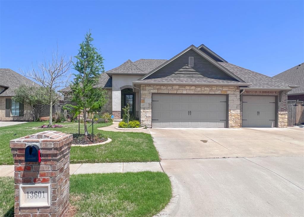 This beautiful home is located in the Cobblestone neighborhood near Council and Memorial in northwest Oklahoma City. It features a spacious open floor plan with a seamless flow from the living area to the kitchen and dining space. A dedicated office is located at the front of the house.The home includes a laundry room connected to the primary closet, generously sized rooms, ample storage, and a 3-car garage. The fenced backyard features a patio, ideal for outdoor activities.The property is part of a gated community with neighborhood amenities including a pool and park.4 Bedrooms | 2 Bathrooms | Office | 3-Car Garage