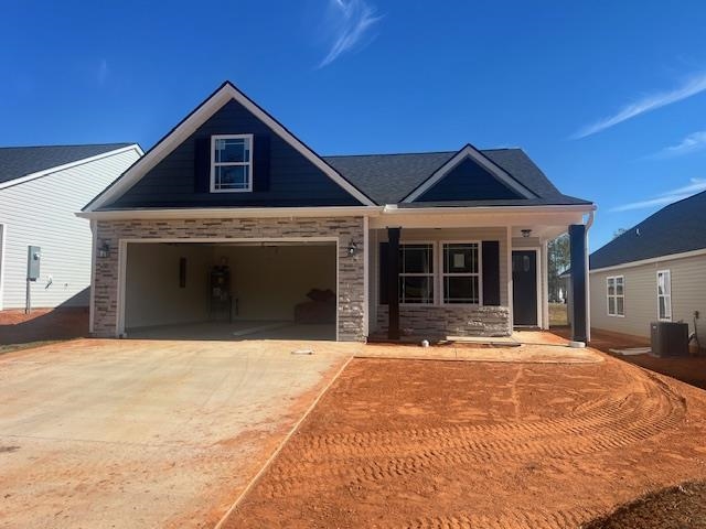 The CLIFTON plan (Lot 53) has a spacious open living area and split bedrooms. Granite countertops, crown molding with rope lighting, and many more features included. 12' x 12' covered patio overlooks the back yard. 30-year architectural shingles, site-built construction, and a 10 year limited warranty are included to give you peace of mind.  Closing cost or upgrade incentives available when working with preferred lender and attorney!!   *Virtual tour reflects same house plan, not exact house.  Home is currently in slab stage and most color selections are still available for buyer.  Home can be completed 3 months from contract.