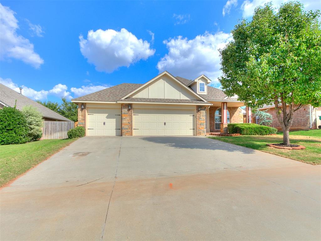 Come and see this beautifully well maintained 3-bedroom, 2-bath home located in the highly sought-after Deer Creek School District. With 1,827 sq. ft. of living space on a generous 7,802 sq. ft. lot, this home offers the perfect blend of comfort, functionality, and style.

Step inside to find two spacious living areas featuring commercial-grade wood laminate flooring, creating a warm and inviting atmosphere. The kitchen is equipped with stainless steel appliances—including a refrigerator—and flows seamlessly into the dining and living spaces, making it ideal for entertaining or family gathering. The main bedroom has a his/her closets.

Recent updates provide peace of mind and modern convenience: a 6–8 person underground storm shelter, new carpet in all carpeted rooms, a newer condenser, updated faucets throughout, and a new fence on two sides of the property.
Enjoy the perks of a vibrant community with access to a neighborhood pool and clubhouse, all while being close to top-rated schools, parks, and shopping. This home truly combines thoughtful updates with an unbeatable location—schedule your showing today!