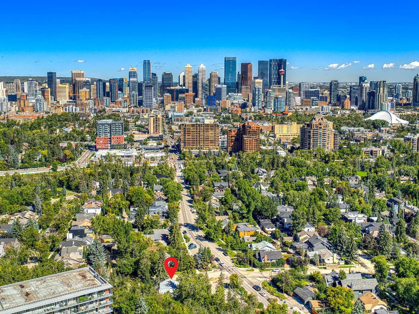 You're invited, Open House: Sunday, Sept 21st, 1:00-3:00 pm! Highly sought after, luxurious Rideau Park! Rare find, first time publicly marketed! One of the largest lots currently available in the area! Privacy, peace and quiet, while living in harmony with natures small wildlife, with truly only one neighbour nearby. The current midcentury modern home has grand rooms, a timeless floor plan with custom rounded corners in the extraordinarily wide hallway, hand crafted mill work in the kitchen and hardwood throughout most of the main level. Clean and mostly original (currently occupied), with shingles replaced about four years ago, separate entrance for the basement and a fireplace for each level. This corner lot features many private areas to entertain guests with mature trees (some city owned), areas for playing, storing an rv near the double garage and gardening with lush perennials returning each Spring. This 733 sq meter lot boasts 129' frontage along 4th Street SW and 65' frontage along 30th Ave SW! Comfortably set back from 4th Street, a tranquil location living amongst nature with all the urban conveniences! Walk tree-lined streets to 4th Street and enjoy the annual lilac festival, daily fine dining and boutique shops. From the lot to the location this is literally refined living! Adventure the scenic trails meandering the parks and Elbow River, off leash dog park or walk across the bridge to the Glencoe Club or consider joining in the fun at Stampede Park, all easy walking distance from this vibrant location. The City replaced the main water line in front of the property August and September 2025 improving the infrastructure! Please let us know if you'd like to privately walk the property or book your showing today! Come home to where the history of 4th Street meets Mission Road in this epic location!