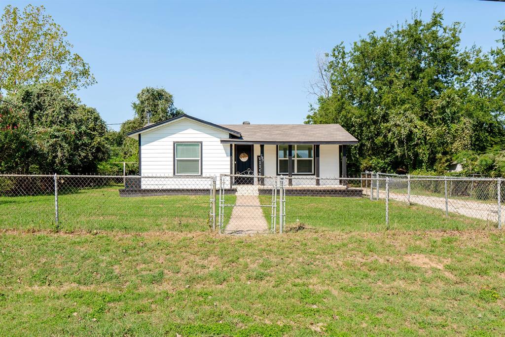 Charming 3-bedroom, 2-bath home in the heart of Azle! This move-in ready property offers an open layout with abundant natural light, updated windows, and a functional kitchen with ample freshly painted cabinetry, and a convenient pantry. Both bathrooms feature modern updates, and the home sits on a generous fenced lot with a covered patio and gravel drive for plenty of parking. Located just minutes from Eagle Mountain Lake, schools, shopping, and dining—plus no HOA! Optional community lake access membership available.