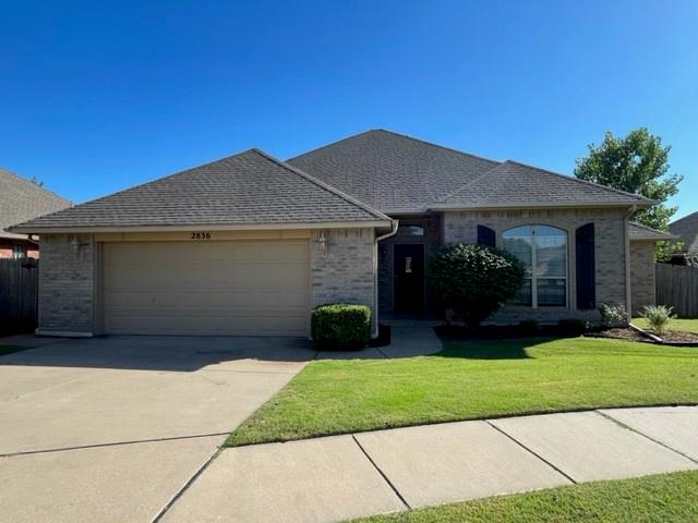 Located just north of NW 164th and May Ave, this great three bedroom, two bathroom, study, and two car garage home is in wonderful location.The kitchen features stain wood cabinets, lots of counters space, center island, pantry, microwave, and breakfast bar.Bedrooms are a split plan with the master bedroom on one side and the other two bedrooms on the other side.Attached to the master bedroom is a large master bathroom and walk in closet.  The bathroom has double sinks, full size tub, and full size shower.Each of the spare bedrooms are a good size and feature double door closets.  Pets allowed w/ additional deposit