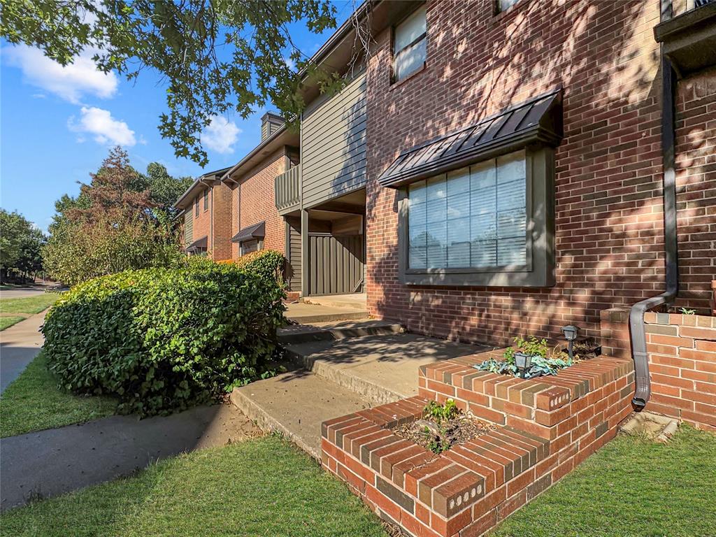 Incredible location close to so much shopping and so many great restaurants. This 1852 SQFT +/- condo features a nice spacious entry area with a half bath and coat closet. As you enter the living room you'll be impressed with the size of the room and the beautiful fireplace with book cases on the right and left which creates a regal feeling in the room. Nice sunlight streams through the window from the front of the home into the living space making it feel airy and open. Moving into the dining space you'll find room for a large dining table and a French door that leads to your own private patio. On into the kitchen you'll find a nicely appointed kitchen with refrigerator (included with acceptable offer), trash compactor, dishwasher, stove top and oven. And lots of cabinets for all your kitchen items!Off the kitchen you'll find more storage on your way to the 2 car attached garage. Upstairs you'll find 3 more rooms and 2 full baths. The primary suite is an over sized bedroom with built ins and a large bathroom area with a tub and separate shower. The closet for the primary suite is also very large so bring those shoes!The second bedroom upstairs features a bonus room that could be a study area, or an oversized closet. It also features a nice large bathroom with a tub/shower combo and a side by side washer dryer (also included with acceptable offer). The community offers a club house with a pool and a tennis court. Roof was replaced 1 year ago by the HOA. Windows with air gaps are on the HOA list for repair currently. HOA Condo dues are $435.63 per month and include things like exterior maintenance, mowing, foundation, roof, insurance for exterior things, community amenities, termite treatment and maintenance, gated entrance, neighborhood streets and parking lot.