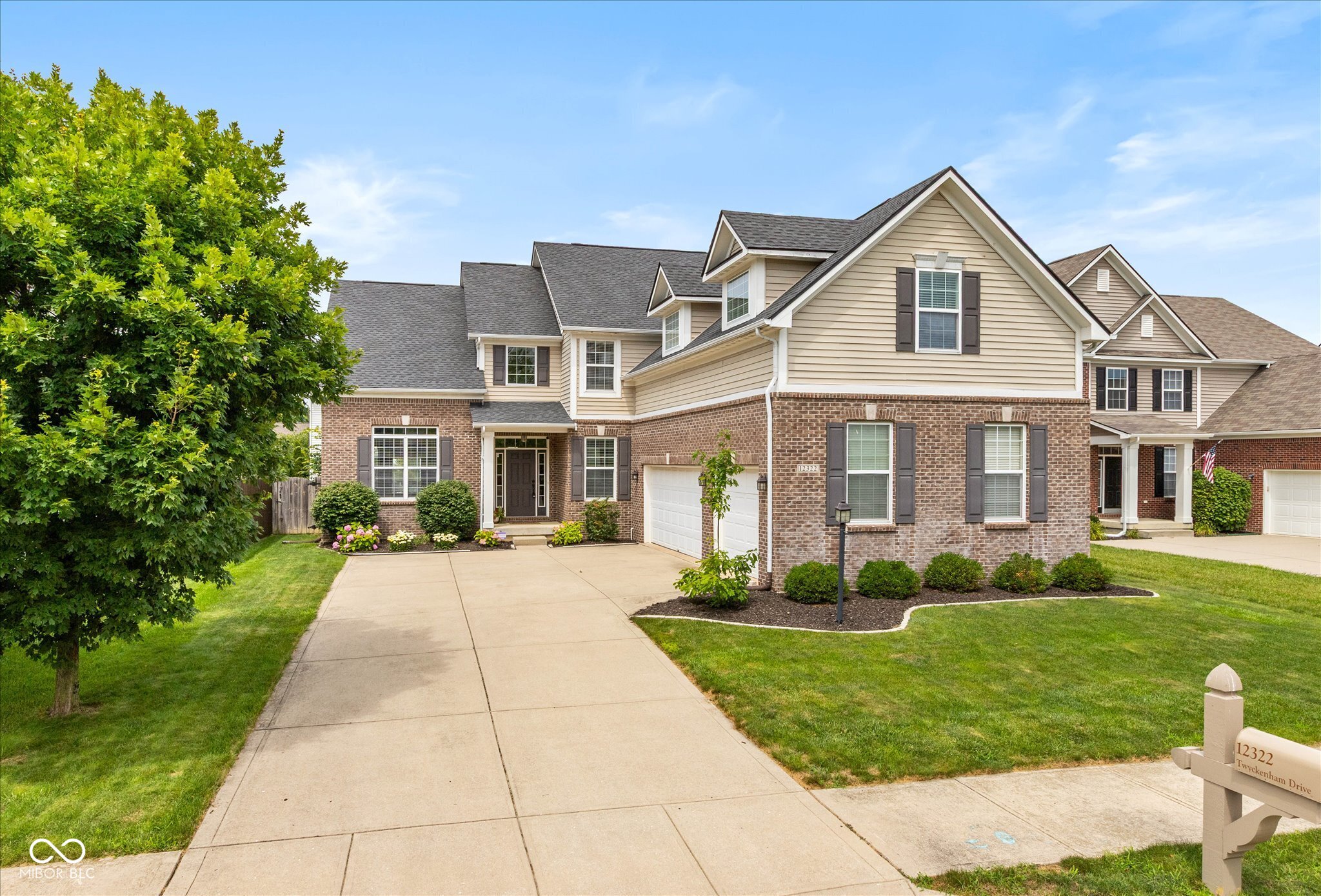 Some homes check the boxes. This one raises the bar! Welcome to a beautifully maintained, move-in ready home with the space you need today-and the flexibility you'll appreciate for years to come. With 4 bedrooms, a private home office, loft, 3-car garage, and unfinished basement already plumbed for a bathroom and wet bar (plus an egress window), this home is ready to grow right along with you. The impressive two-story foyer is flanked by a lovely formal dining space and a perfectly appointed sitting room/den. The light-filled floor plan is designed for both everyday living and effortless entertaining because the updated kitchen, features gorgeous quartz countertops, double oven and an oversized pantry. It flows seamlessly into the spacious great room and casual dining area before opening onto the private paver patio. Need a work-from-home space? You'll love the tucked-away office, cleverly hidden beyond the sitting room and behind the staircase. Quiet, private, and just separate enough. Upstairs, the primary suite feels like a true retreat with its tray ceiling, spa-inspired bath featuring refreshed green subway tile, dual vanities, separate tub and shower, and bedroom-sized walk-in closet. The additional bedrooms are all generously sized, including a guest suite with its own private bath. Outside, the fully fenced backyard has been thoughtfully enhanced with mature trees to create a private setting. The big-ticket items are already taken care of, too-roof is just 6 years old and A/C only 4 years old. Located just minutes from Thorpe Creek Elementary, with walking trails to Hamilton Southeastern High School and the Geist Trail, you'll also enjoy resort-style neighborhood amenities including a pool, basketball courts, tennis and pickleball courts, beach volleyball, playgrounds, and more.