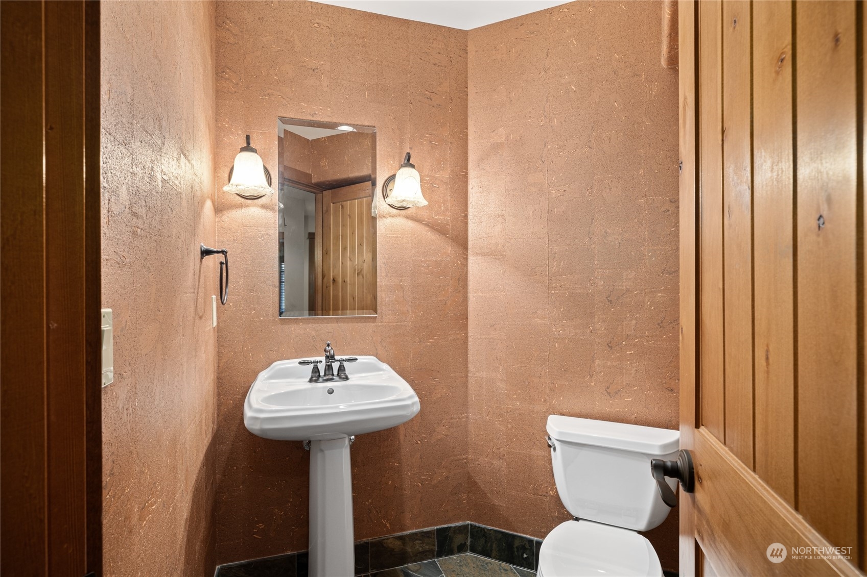 Powder room bathroom on main floor