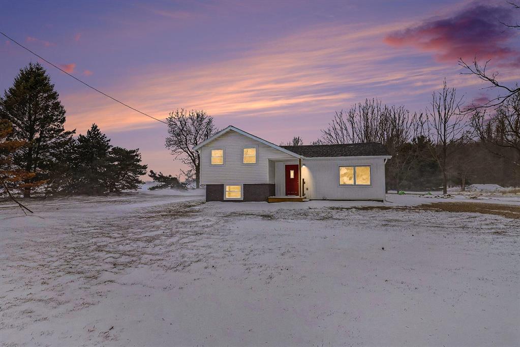 Come see this fully renovated country home in Leslie Schools.  This home has been completely remodeled from the new shingles, siding, furnace & C/A,, kitchen, baths, flooring, paint down to the new (2023) septic system.  This light and bright tri-level is ready to move into!  Enjoy the country setting and take advantage of the 40x64 pole barn with 14' ceilings, cement and power.