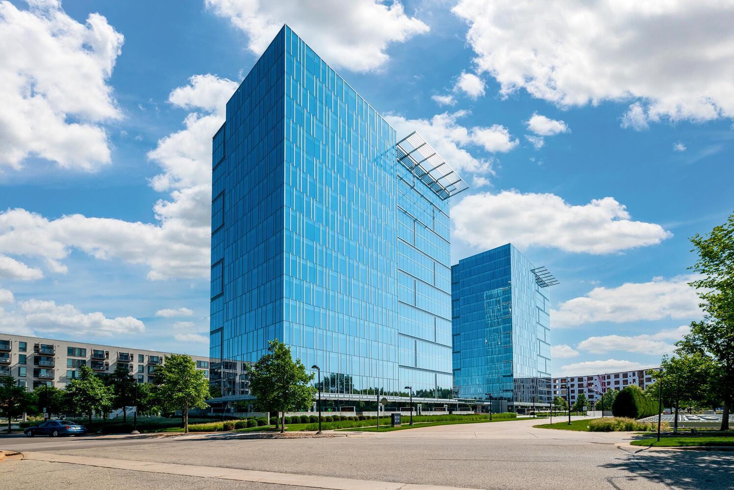 Welcome to unit 1402 located in the West tower at Reflections Condominiums in Bloomington, MN. This 1 bed/ 1 bath unit offers panoramic views from its floor to ceiling windows of both downtowns, the MSP Airport, the MN Wildlife Refuge, and more. Enjoy an updated unit that is an open floor plan allowing excellent opportunities to entertain while taking in the views. Updates in the unit include countertops, newer washer/dryer, bathroom countertops/storage, bedroom carpet, paint, and more. Your HOA covers everything except the electricity out of the outlets. It even includes DirecTV and fiber internet. Never get into a cold car again! Your parking space is heated, underground, and in the owner’s part of the garage. There is also a storage locker above. Come see today why this is one of the most in demand condominiums south of the cities!