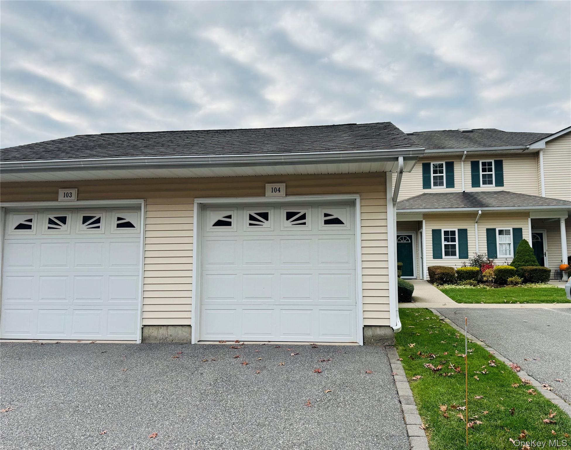 This Upper Unit Condo located in the Gated Park-Like Setting of Eagles Walk Community is for 55 and Older. The location is perfectly situated close to the Club House and the Heated Salt Water Pool! The interior features high ceilings and an open floor plan for the living room/dining room and kitchen! Your laundry room is conveniently right off the kitchen. As you travel down the hallway you will find a generously sized hall closet, your private temperature control, and your Guest Bedroom / Office featuring a private balcony. The Primary Bedroom boasts high ceilings, plenty of windows, and two large closets– one of which is a walk- in. You will also find the en-suite full bath. Your garage features an attic for additional storage. This condo is perfect to enjoy all year round! From the picturesque changing of the leaves in the Fall, to relaxing by the community's heated salt water pool, to watching the East End transform into a Winter Wonderland, there's something for everyone! Southampton's premier beaches are just a short drive from your new home. Come experience the lifestyle that you have earned and deserve!