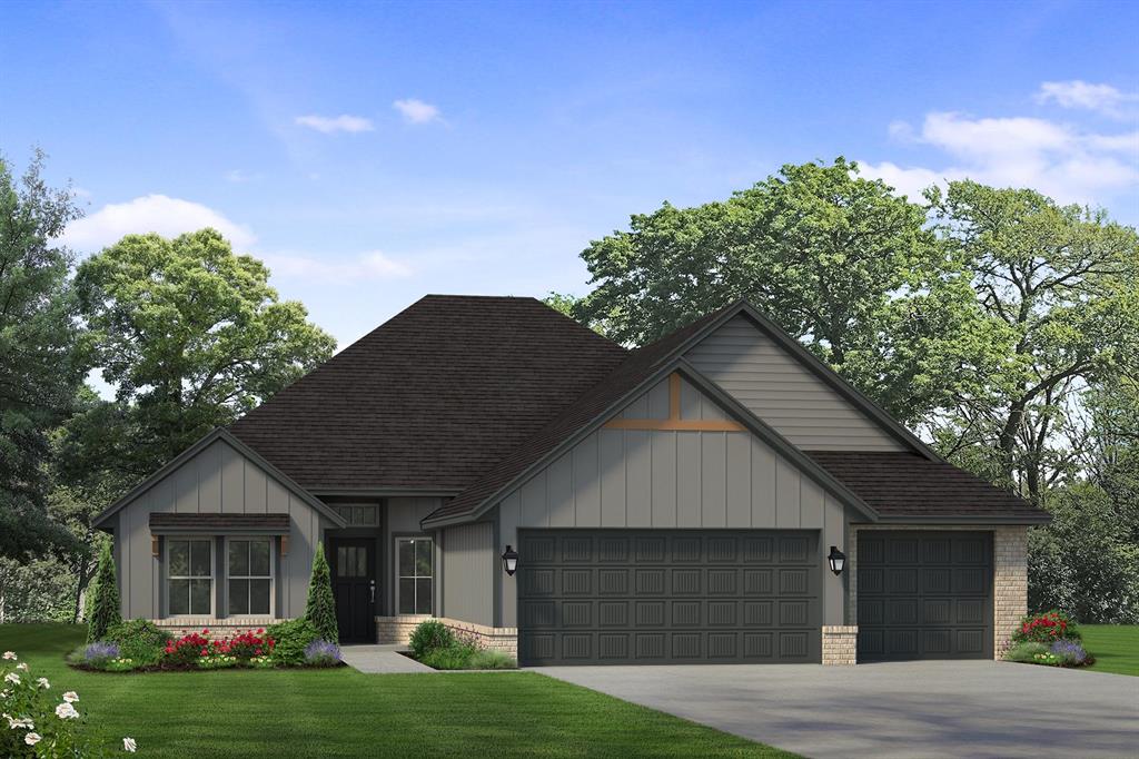From its welcoming entry to its open gathering spaces, the Cherry Island is a home that feels comfortable from the moment you walk in. This 1,873-square-foot home offers 3 bedrooms, 2 bathrooms, a study, and a 3-car garage. The open kitchen, dining, and living areas create an easy place to gather, with detailed window casings and a cozy fireplace adding warmth to the space. Wainscot paneling at the entry and double doors at the study add character, while the kitchen features ceiling-height cabinetry, full-extension pullouts, a trash pull-out, and under-cabinet lighting. The owner's suite offers a vaulted ceiling, spacious bathroom, and walk-in closet, with shaker wall paneling adding character to the space. Thoughtful details throughout give this home a comfortable, welcoming feel that fits right in at Covell Valley. Floor plans may vary by specific homesite or inventory home. Interior photos are representative of the floor plan, and features and finishes may vary.
