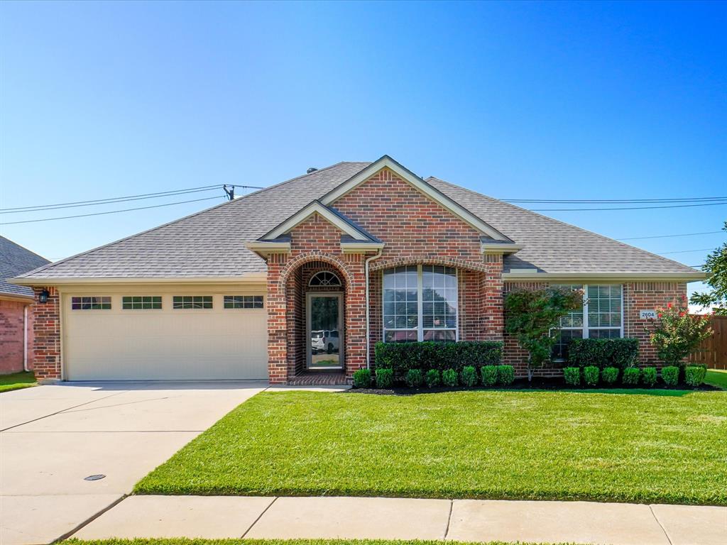 Welcome to this beautiful resort style one story home located in the desirable Crossing At Fossil Creek, this one has it all! The property features a spacious study upon entry with French doors, this room is currently being used as a second living, and it could easily flex into a game room. Wonderful open floorplan with 10 foot ceilings. The main living has a cast stone surround fireplace with gas logs. The gourmet kitchen is exquisite with engineered hardwood floors, gorgeous Dolomite counter tops, breakfast bar, island, and a lovely breakfast area that offers views of the spectacular pool. The well-appointed Formal Dining is positioned perfectly for entertaining. The luxurious primary retreat boasts a separate shower with a recently installed glass surround, garden tub, dual sinks and a very large sized primary closet. Two secondary bedrooms offer a split floor plan. Your personal outdoor Oasis begins with a 16 x 18 covered living space and an attached 10 x 12 pool deck that is perfect for dining. The Salt Water Gunite Play Pool constructed in 2022 is heated with an attached spa and a beautiful tranquil waterfall. The backyard is large enough for pets or play. Nice Tuff storage shed on a concrete slab. Within walking distance enjoy the amenities of this awesome community with access to a community pool, playground, parks, soccer field, and jogging-bike paths. Northbrook Elementary is also within walking distance. Roof and gutters replaced August 2025. BNSF headquarters less than 5 minutes away. Easy highway access. Located just minutes from premier shopping, dining, and entertainment.