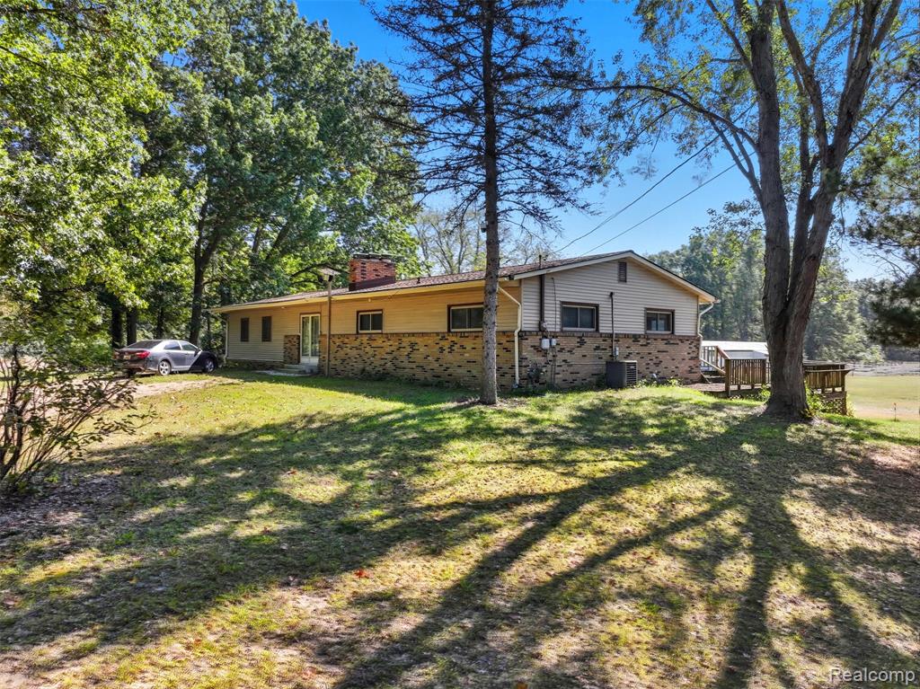 Spacious Split-Level Ranch on 27 Acres with Equestrian Facilities
This versatile split-level ranch offers up to 5 bedrooms and 3 full baths on nearly 30 acres of land, perfect for nature lovers or equestrian enthusiasts. The main level features a large kitchen with pantry and dining area, a cozy family room with natural fireplace, a spacious living room, and a primary suite with private full bath. There's also a main-floor office that could serve as a 5th bedroom.
Generous-sized bedrooms, dual mudroom/foyer entries on both levels, and a lower-level laundry room add to the home’s convenience. Entry from the attached 2-car garage is also located on the lower level.
The property includes impressive amenities such as:
-A massive 16,000 sq ft metal horse arena with a sand floor (valued at approx. $750,000)
-13-stall horse stable with 2 horse feeders
-Electrical fencing surrounding the area
-A large backyard pond
-17 wooded acres ideal for trails or privacy
-12 security cameras (included)
-Backup generator (included)
The property spans two parcels (Tax IDs: 81006990029005 & 81006990032704). Propane tank is excluded from the sale.
Just a short drive to Lower Huron Metropark, Turtle Cove Waterpark, I-94, I-275, and Detroit Metro Airport.
All information is approximate. Buyers agent to verify all data.