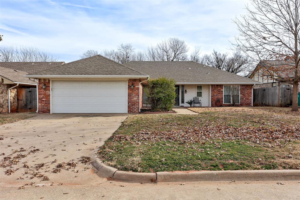 Welcome to your dream home located in NW OKC. This stunning 3-bedroom, 2-bathroom property boasts a prime location that is sure to impress. Step inside to find a light and bright interior, complete with a cozy fireplace and spacious walk-in closets. The home also features a full privacy fence, providing an added layer of security and seclusion. The oversized 2-car garage offers ample storage space, while the spacious front porch and cozy back porch provide the perfect spots for relaxation. As part of a vibrant community, residents have access to a community pool and park, adding to the lifestyle benefits. With its prime location and impressive features, this home offers a blend of comfort and convenience that is hard to match.