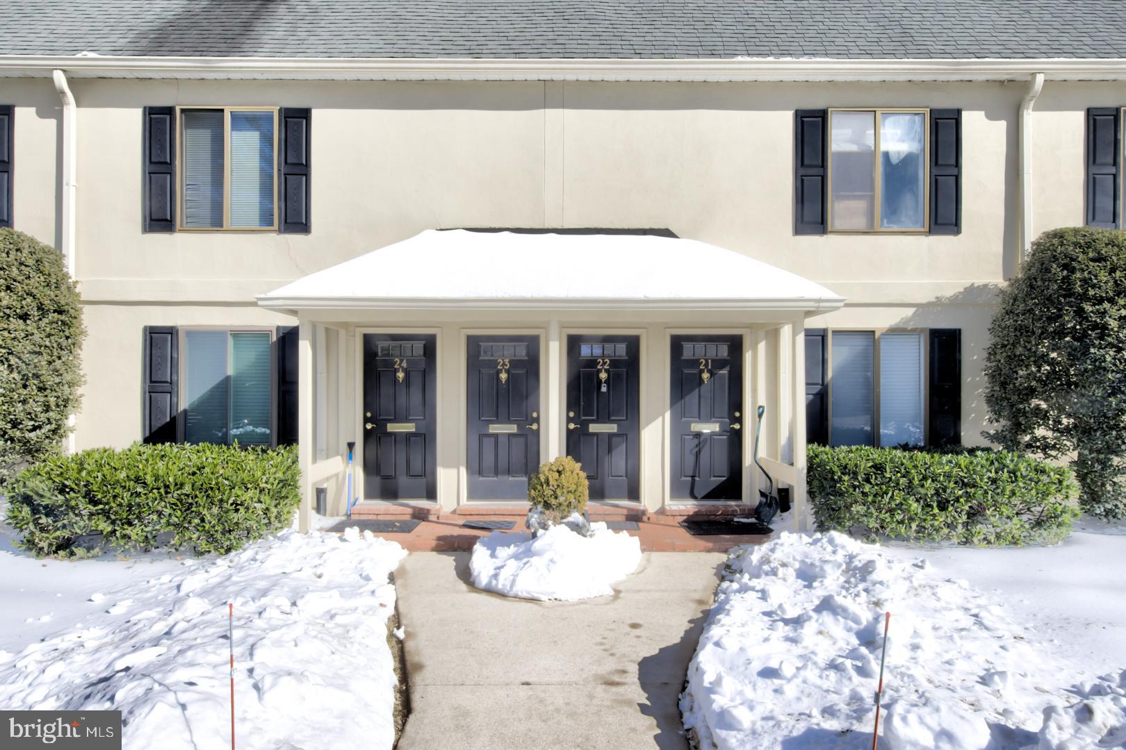 Beautifully renovated 2nd floor, 2 bedroom & 2 bath in Devon Green, Tredyffrin Easttown Schools. Pet friendly community. Condo fee includes: water & sewer, trash, snow removal, common area & building maintenance. Living Room with hardwood floors, coat closet, wood burning fireplace and slider to the patio with storage closet. Dining Room is open to the Kitchen. The kitchen has stainless appliances and lots of cabinet & counter space. The Primary Bedroom has upgraded closets and a fully renovated bath with stall shower & vanity. The 2nd bedroom is located off the hall from the renovated Hall Bath & the Laundry closet with stacked washer & dryer. This condo neighborhood is located close to the train, shopping in Devon & Berwyn and easy access to the highways. Perfect spot to call home. There is a plenty parking right outside the unit & extra around the side. The condo fee includes, trash, water, sewer, snow removal (sidewalks & parking lot), common area maintenance, building maintenance.