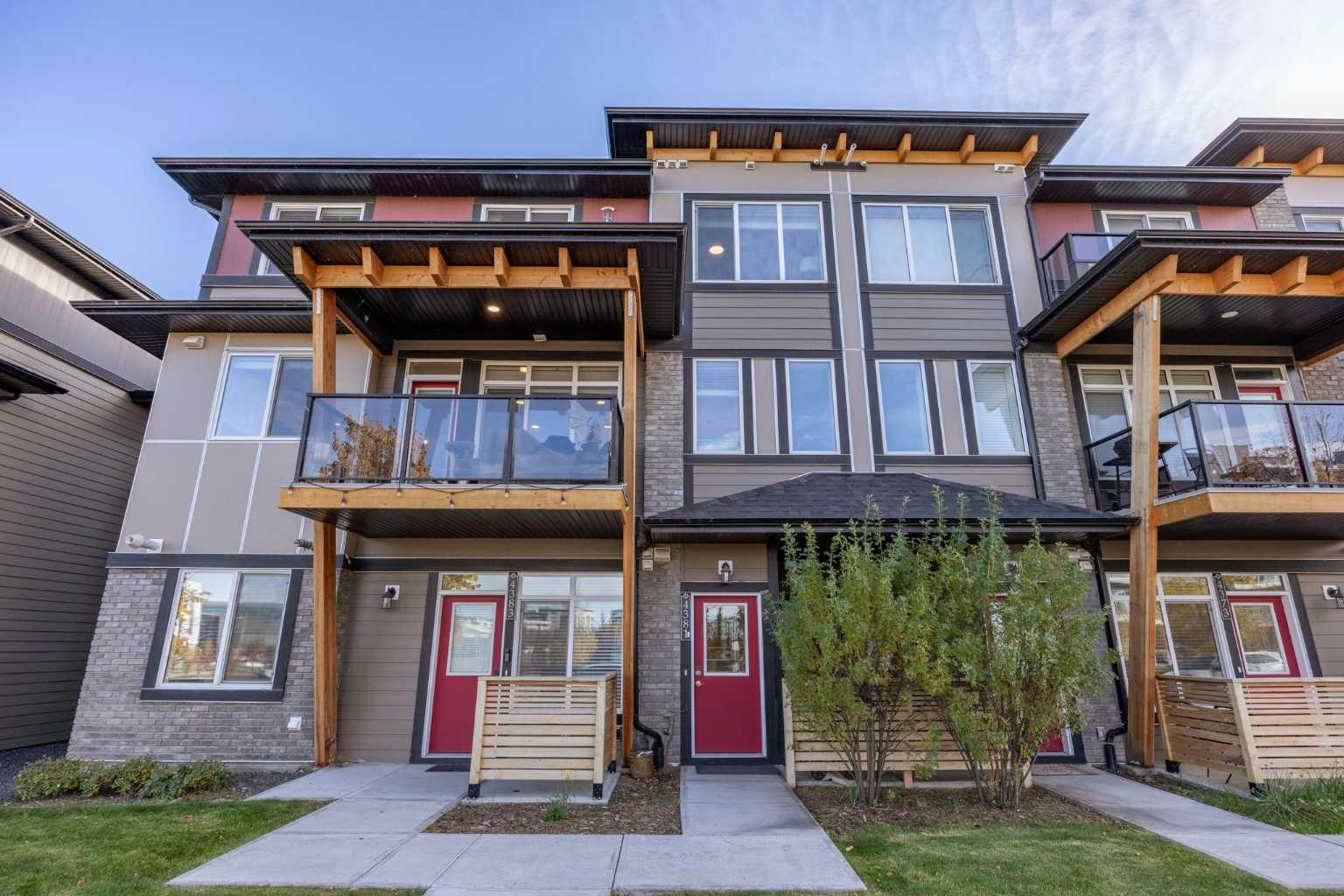 Welcome to this trendy and spacious three-story townhome located in the highly sought-after community of Seton. Bright, modern, and thoughtfully designed, this beautifully maintained home offers 3 bedrooms, 2.5  bathrooms, making it the perfect fit for professionals, growing families, or savvy investors seeking low-maintenance living in one of Calgary's most vibrant urban communities. The open-concept main living area is filled with natural light and showcases contemporary finishes throughout. Relax and unwind in the inviting living room, highlighted by a stylish electric fireplace that adds warmth and ambiance to the space. The designer kitchen serves as the heart of the home, featuring quartz countertops, stainless steel appliances, designer fixtures, and ample cabinetry, seamlessly flowing into the dining and living areas for effortless entertaining and everyday living. Upstairs, the spacious primary bedroom provides a private retreat complete with a walk-in closet and private ensuite bathroom. Two additional bedrooms and well-appointed bathroom offer flexibility for family members, guests, or a home office. Just off the main living area, a sizeable covered balcony offers the perfect space for outdoor enjoyment, complete with a convenient BBQ gas line for easy entertaining year-round. The attached single garage provides added convenience, while the low condo fees enhance the home's outstanding value. Designed for both comfort and functionality, this bright and modern residence offers everything you need in a stylish urban home. Seton is more than a neighbourhood, it's a lifestyle. Enjoy living just minutes from the South Health Campus, the largest YMCA in Calgary, schools, shopping, restaurants, parks, transit, and the future Green Line LRT extension. This dynamic, walkable community offers the perfect balance of convenience, recreation, and connectivity. Whether you're commuting, working remotely, or enjoying your downtime, Seton offers it all. Don't miss this opportunity to own a beautiful contemporary townhome in one of Calgary's fastest-growing and most desirable communities.