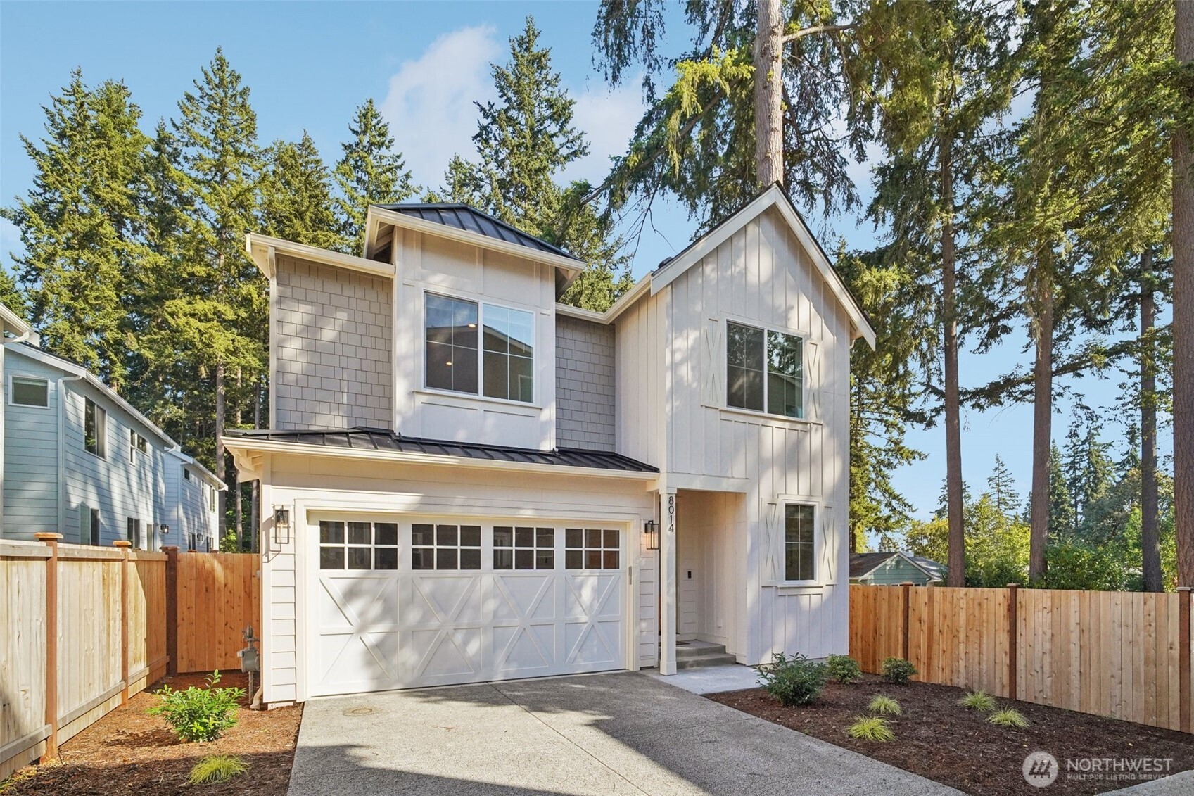 New construction in Edmonds’ coveted Esperance neighborhood, this 4-bedroom home pairs modern style with a versatile, open-concept layout. The sun-filled main level is anchored by a striking gas fireplace with floor-to-ceiling stone surround, creating a warm focal point for everyday living and entertaining. The chef’s kitchen features a generous quartz island, open-shelf accents, stainless appliances, gas range, crisp white shaker cabinetry, and an oversized walk-in pantry. The dining area flows seamlessly to the fully fenced yard for effortless indoor-outdoor living. A main-floor bedroom and separate den offer added flexibility, while upstairs, the spacious primary suite includes a walk-in closet and spa-inspired 5-piece bath. A bonus family room/loft provides even more room to relax or gather. Wide-plank LVP flooring, an EV-ready 2-car garage, builder warranty, and long private driveway complete the package. Conveniently located minutes from schools, the Edmonds Bowl, shops, parks, Hwy 99, and I-5. Builder offering a $50K rate buydown through the preferred lender.