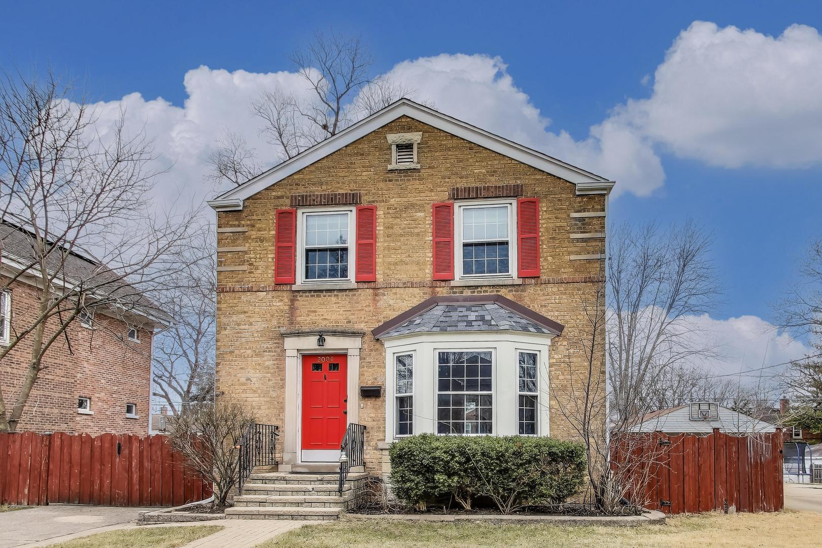 Charming Expanded Georgian Home in the Highly Sought-After Roosevelt School District in Park Ridge. This home features beautifully refinished hardwood floors and freshly painted walls throughout. The family room and basement offer custom-built entertainment areas, complete with surround sound wiring. Enjoy cozy evenings by the gas fireplace in the family room. The home boasts 2 full bathrooms and a convenient half bath on the first floor. Additional office space and a small mudroom are also located on the main level. Upstairs, you'll find 3 spacious bedrooms on the top level, with a forth bedroom in the basement. The large deck overlooking your backyard is perfect for entertaining. A spacious side drive leads to a 2.5-car garage, offering ample space for parking and storage.