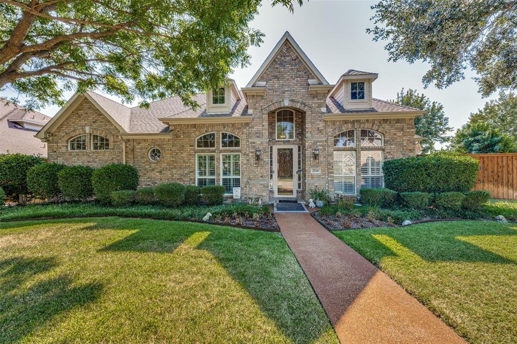 Rare dual primary suites on the first floor make this thoughtfully designed 4-bedroom, 3.1-bathroom home with a study perfect for multigenerational living, blended families, or hosting long-term guests. From the moment you arrive, the beautiful curb appeal draws you in. Inside, plantation shutters, arched walkways, and a smart layout create a warm, inviting atmosphere. The executive study with French doors and built-in bookshelves is ideal for working from home, while the formal dining room connects directly to the kitchen for effortless hosting. The chef’s kitchen boasts a gas cooktop, double ovens, a center island, breakfast bar, and ample cabinet and counter space. The family room offers custom built-ins, a cozy fireplace, and plenty of room to relax. The two first-floor primary retreats each feature private ensuites, with one suite enjoying direct access to a private yard and patio, perfect for guests or extended family seeking their own space. Upstairs, you’ll find two additional bedrooms with a Jack-and-Jill bath and a large game room for play or downtime. The oversized laundry room includes built-in cabinetry and a sink for added convenience. Step outside to your private backyard oasis with low-maintenance turf, a hot tub, a spacious deck, and an 8-foot board-on-board fence for maximum privacy. All of this with no mandatory HOA, located in highly rated Plano ISD, and just minutes from shopping, dining, and entertainment. Quick access to Hwy 75 and the George Bush Tollway makes commuting easy.