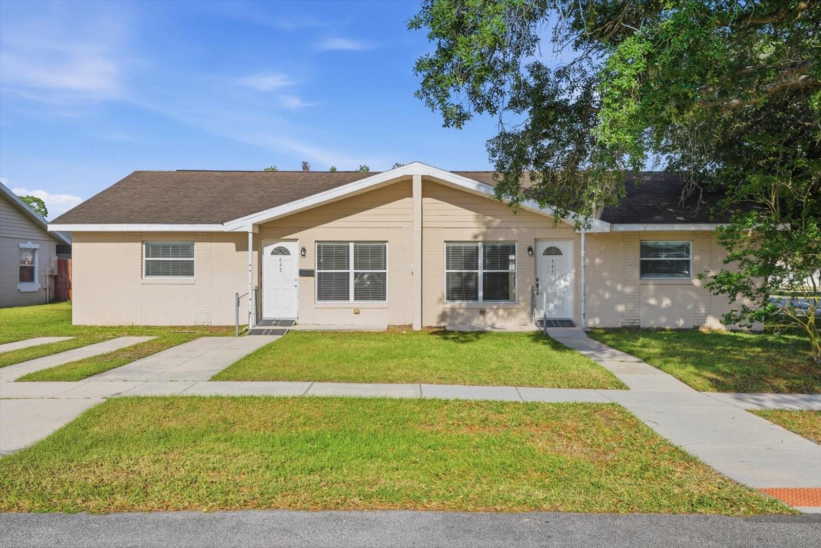 A rare opportunity to own a full duplex in Orlando with NO HOA, offering flexibility, potential, and a great location. This property includes both 643 and 645 Hummingbird Lane, each featuring 2 bedrooms and 2 bathrooms, creating the ideal setup for investors or owner-occupants alike.With both units currently vacant, you have the flexibility to set your own lease terms, maximize rental income, or live in one side while renting the other to offset your mortgage. Comparable half-duplex rentals in the community are achieving approximately $1,650 per month, making this a strong opportunity for both investors and first-time buyers looking for an entry into real estate ownership in a high-demand rental market.Unit 643 has tile floors, with an updated primary bathroom, indoor laundry and fenced yard. Unit 645 has tile floors in the main living areas and laminate flooring in the bedrooms, indoor laundry and a back patio area that can be fenced.Situated on a desirable corner lot in Quail Hollow at Rio Pinar, the location offers convenient access to SR-408, SR-417, and Orlando International Airport. Everyday essentials are just a few minutes away, with Publix, Starbucks, and a variety of shopping and dining options right across the street from the community.Bring your vision, make it your own, and unlock the full potential of this income-producing property!