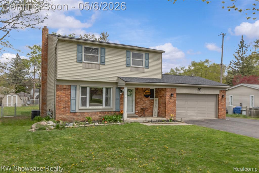 Welcome to 2922 Airport Road, a beautifully updated colonial that perfectly blends comfort, style, and convenience. This home features 3 spacious bedrooms, each offering generous closet space, along with thoughtful updates throughout. The main level showcases hardwood flooring, recessed lighting, and a cozy gas fireplace, creating a warm and inviting living space. The updated kitchen is equipped with newer appliances, making it ideal for both everyday living and entertaining. A convenient first-floor laundry adds to the home’s functionality. Additional highlights include a newer roof (approximately 4 years old), an electric car charger, and a 2-car attached garage. Step outside to enjoy the deck and fenced backyard space, complete with a shed for extra storage. Enjoy lake access on beautiful Huntoon Lake, perfect for relaxing weekends and outdoor recreation. This move-in ready home offers the perfect combination of modern updates and classic charm. Don’t miss your opportunity to make it yours!