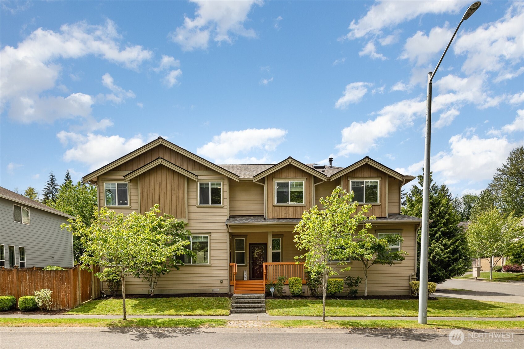 Nestled in the coveted Creekside Park enclave, this exquisite 4-bed, 2.5-bath + Main floor Den residence views into a lush nature preserve for ultimate privacy. Featuring rich hardwood floors, Newer roof, Newer Furnace, New AC, newer carpet, and refreshed paint, the open layout flows effortlessly. The gourmet kitchen dazzles with granite countertops, maple cabinetry, and stainless appliances. A luxurious primary suite with fireplace, spa-like bath, and walk-in closet offers a true retreat. Enjoy a oversized 2-car garage, low-maintenance yard, and access to top-rated Northshore schools. Ultimate South Bothell location for short commute to Bellevue or Seattle. Don't Miss.