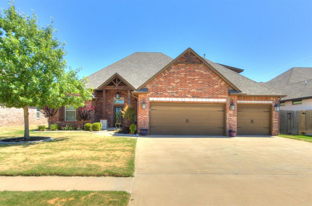 Welcome to 3721 Addison Avenue, where comfortable everyday living meets a backyard built for Oklahoma summers! From the moment you arrive, this beautiful brick home makes a great first impression with attractive curb appeal, mature landscaping and a spacious three-car garage offering plenty of room for vehicles, storage and more. Step inside to an inviting floor plan filled with thoughtful details and plenty of space to gather. The main living area features beautiful wood flooring, a tray ceiling and a cozy fireplace framed by windows that bring in an abundance of natural light. The open layout creates an easy connection between the living room and kitchen, making the space ideal for both everyday life and entertaining. The kitchen offers an impressive amount of cabinetry and counter space with granite countertops, a center island, stainless steel appliances and a beautiful tile backsplash. A gas cooktop with pot filler adds both convenience and style. Whether you are preparing dinner for the family or entertaining friends, there is plenty of room to cook, serve and gather. The primary suite offers a relaxing place to unwind at the end of the day. The spacious primary bathroom features a large soaking tub, separate walk in shower, generous vanity space and plenty of storage. Additional bedrooms, including an upstairs space with full bathroom, provide flexibility for family, guests, a home office or whatever best fits your needs. Throughout the home, neutral finishes make it easy to move right in while still providing the perfect backdrop for your own personal style. Step outside to one of the best features of the property: your own private backyard retreat! The sparkling in-ground swimming pool is surrounded by an expansive patio and highly desired in-water layout pad. Home has TWO storm shelters (one above and one below ground) creating peace of mind during Oklahoma springtime weather. Incredibly easy to call HOME~