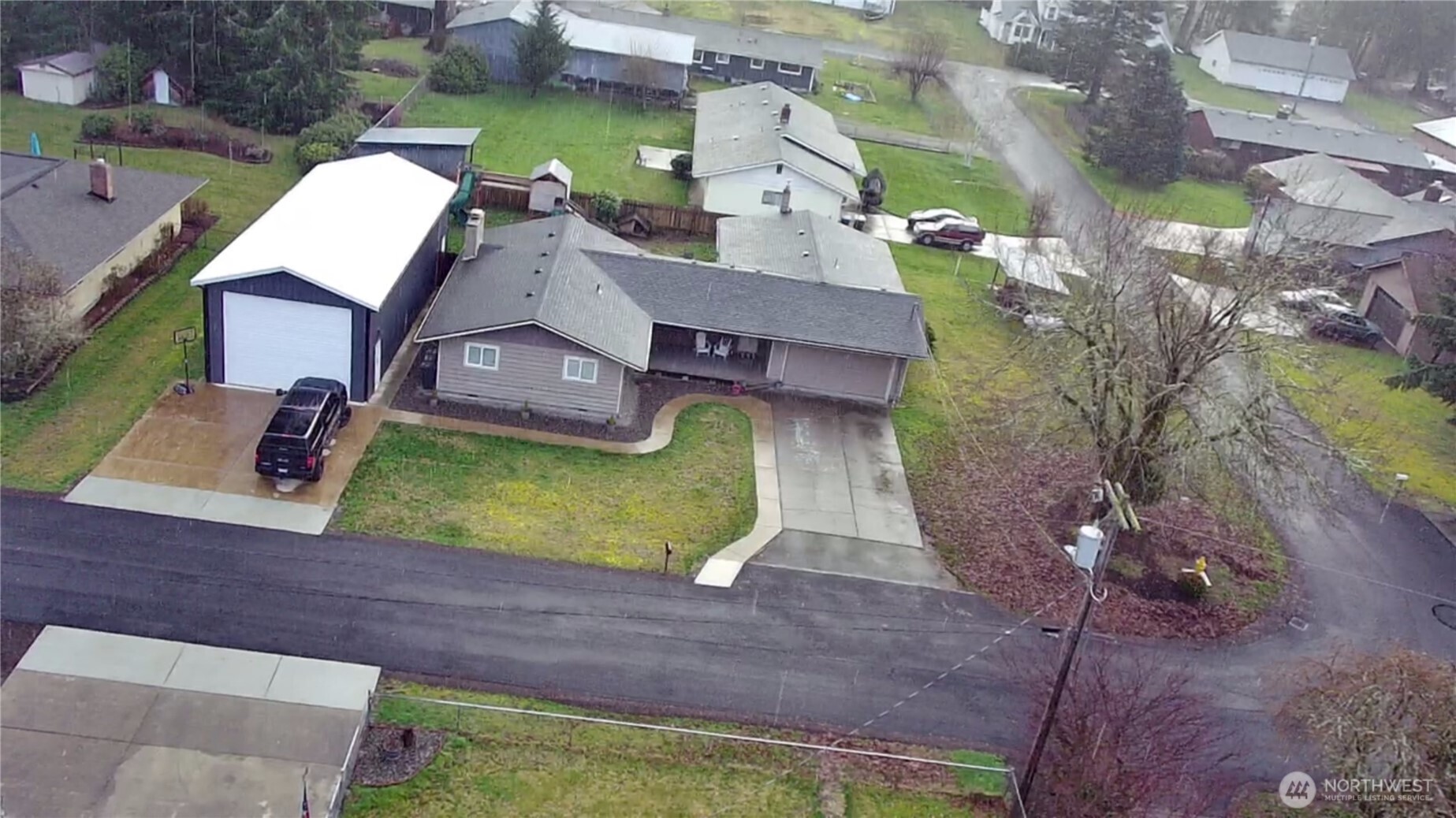Welcome to this spacious home located on the outskirts of Morton, WA, perfectly situated on a desirable corner lot. This charming residence features an attached two-car garage for your convenience and a fenced-in backyard, ideal for pets and outdoor gatherings. A standout feature is the impressive 50x20 shop, built in 2022, equipped with 30 amp electric service, making it perfect for hobbies or projects. The shop includes a 12x20 back room for additional workspace and a storage loft above for all your storage needs. Enjoy the tranquility of country living while being just a short drive from town amenities. Don't miss this fantastic opportunity!