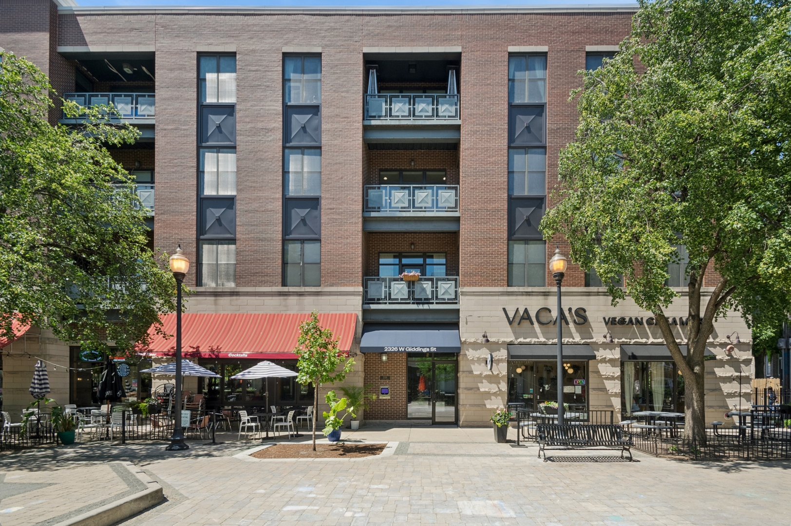 Rarely available home in the Fountainview.  This 2 bedroom, 2 bathroom unit features sun drenched living spaces, 9 foot ceilings and a private storage unit directly in front of your indoor heated parking spot.  The boutique, elevator building is LEED certified GREEN.  Enjoy the summer days over looking Giddings Plaza from your balcony.  Walk to all that Lincoln Square has to offer: Restaurants, cafes, festivals, farmers market, Old Town, Davis,  Mertz, Genes, The Book Cellar, CTA, Metra, Lycee, North Park and much more. This will not last long!
