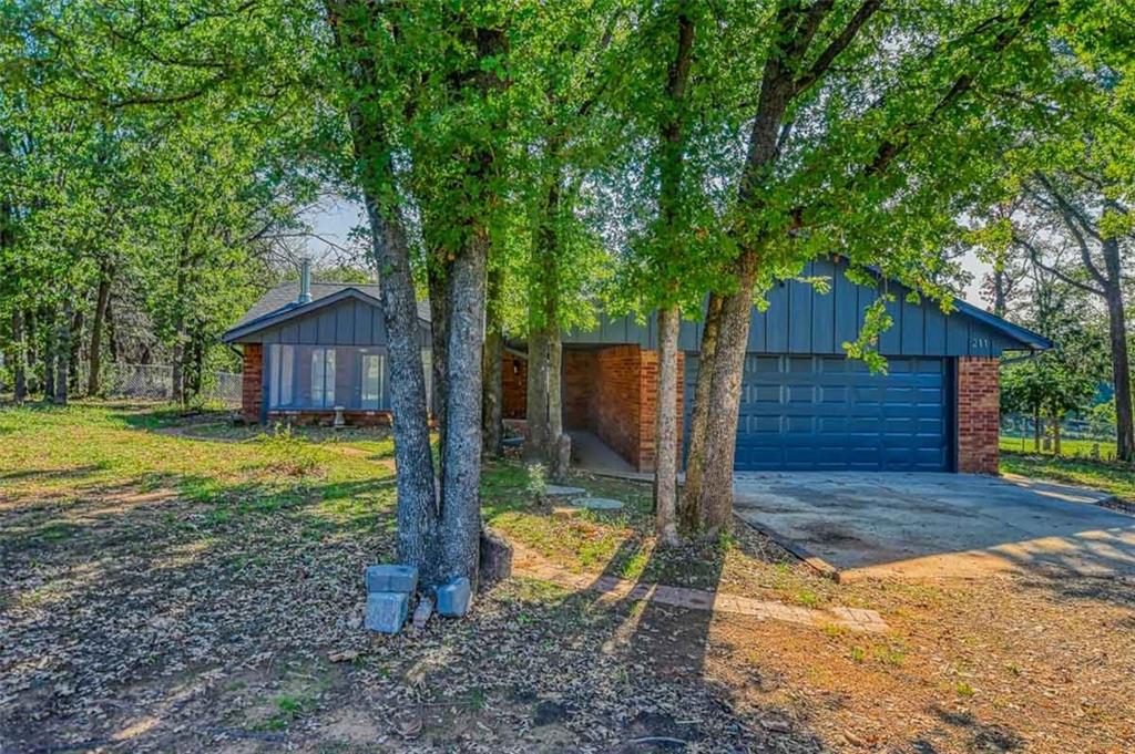Enjoy the country life while still close to everything you need in Norman and Tinker AFB! This completely renovated open plan home is beautiful with an atrium and vaulted ceilings and brand-new features throughout the entire home. Enjoy fishing or boating...Lake Thunderbird is only 5-minutes away with a boat-ramp access. This home comes with brand-newappliances (microwave, dishwasher, range), washer/dryer connections, butcher block counters and a large island. This home is nestled on 2.19 acres with several outdoor living and entertaining spaces, two decks, gazebo wired for a hot-tub, wet/dry sauna with a shower building, RV hook-ups including electrical sewer and water, and cross-fenced for avegetable garden and complete with a barn for livestock. Don't miss out on this dreamy country get-away - Available Feb 5th! 2 horses, 1 cow and calf, chickens and goats allowed, but no pigs. City of Norman rules apply for number dogs and cats. $200 non-refundable each pet fee. Pets with owners approval.